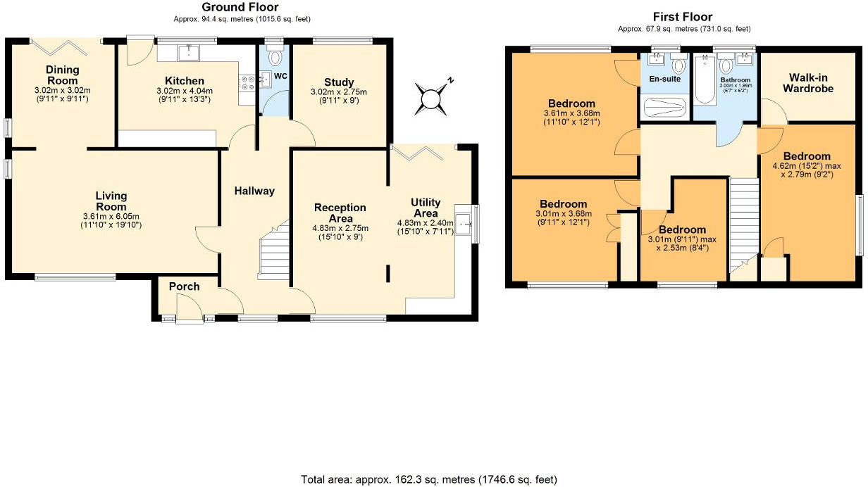 Marston Drive, Warlingham, CR6 9SY floorplan