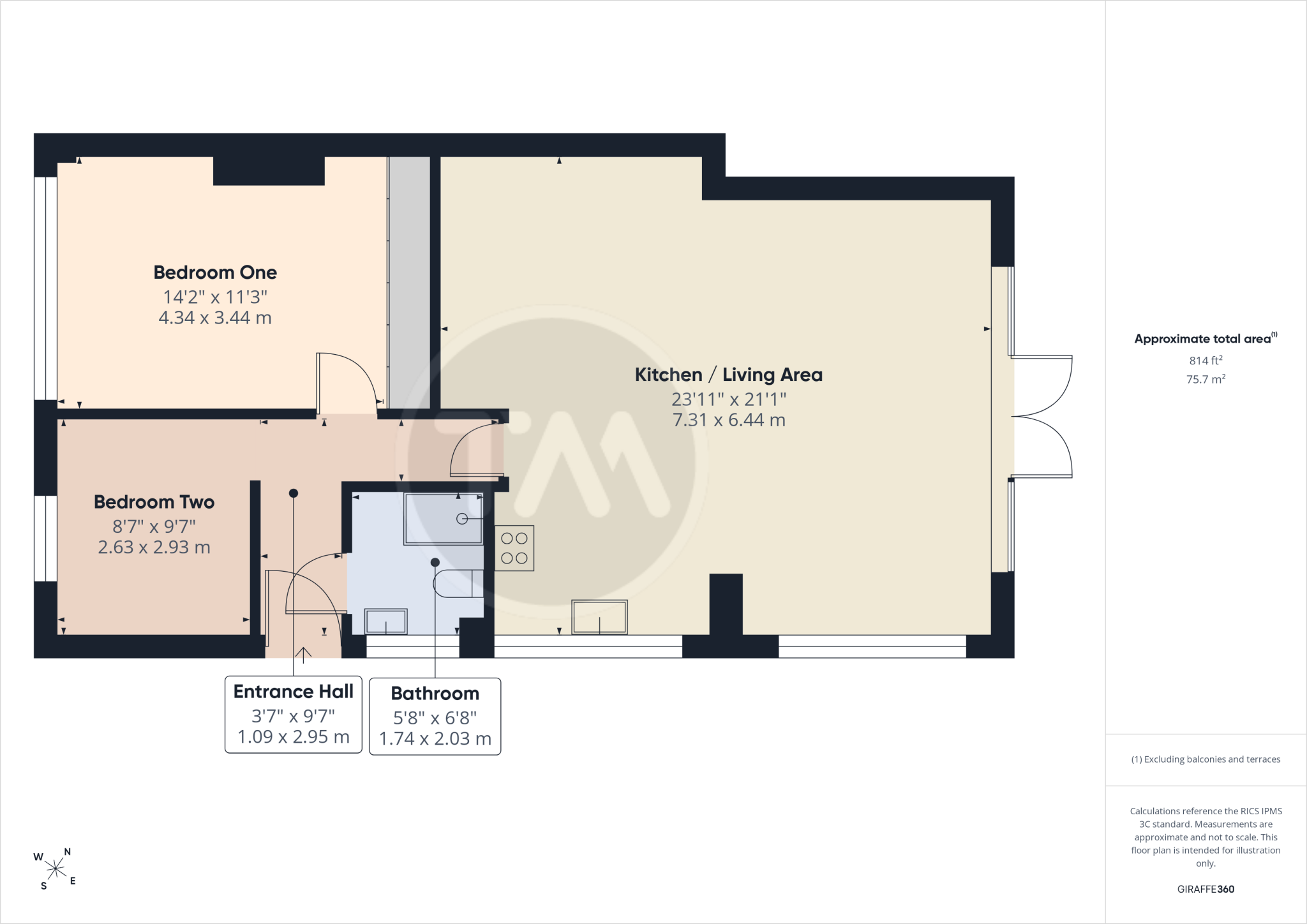 Abbey Close, Sawtry, Huntingdon, Cambridgeshire, PE28 floorplan