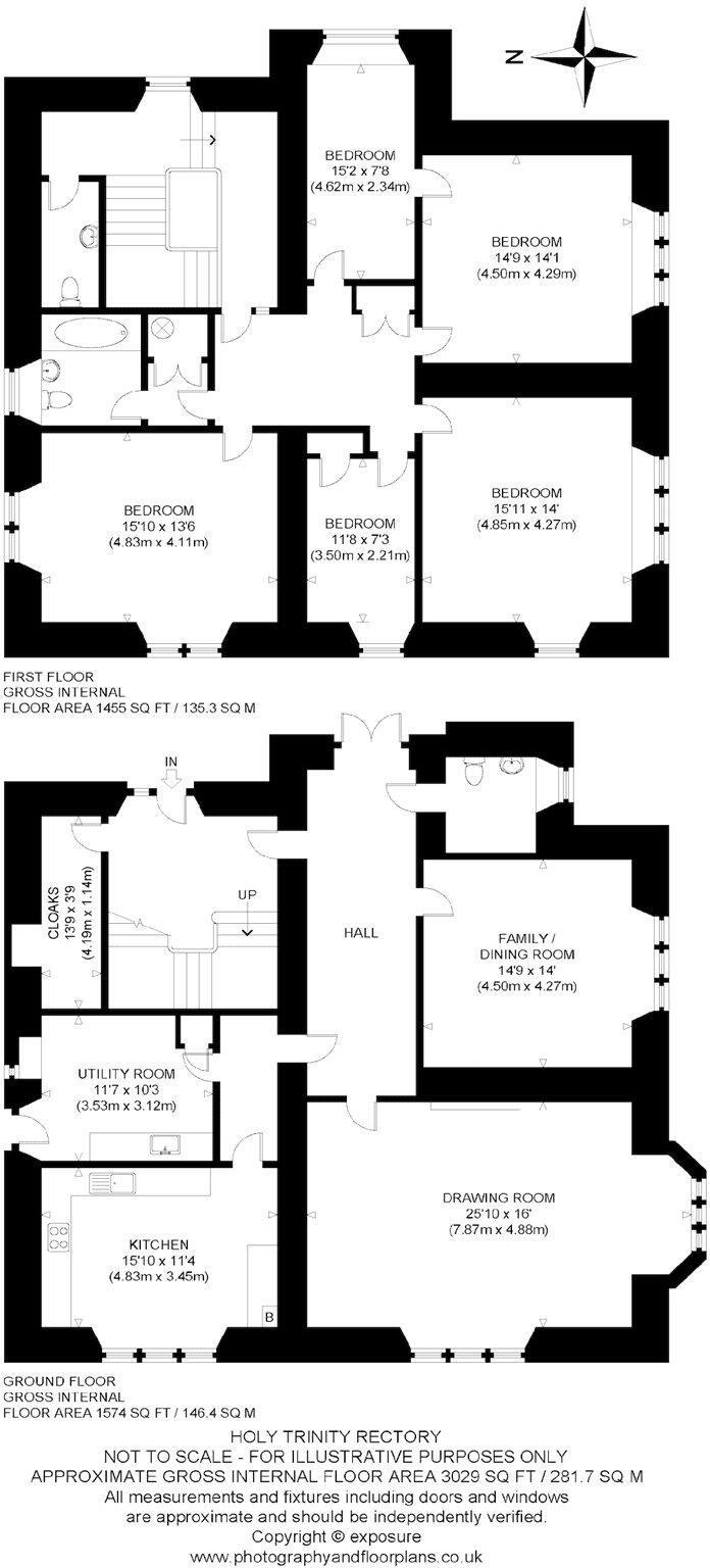 Holy Trinity Rectory, 20 High Cross Avenue, Melrose, TD6 floorplan