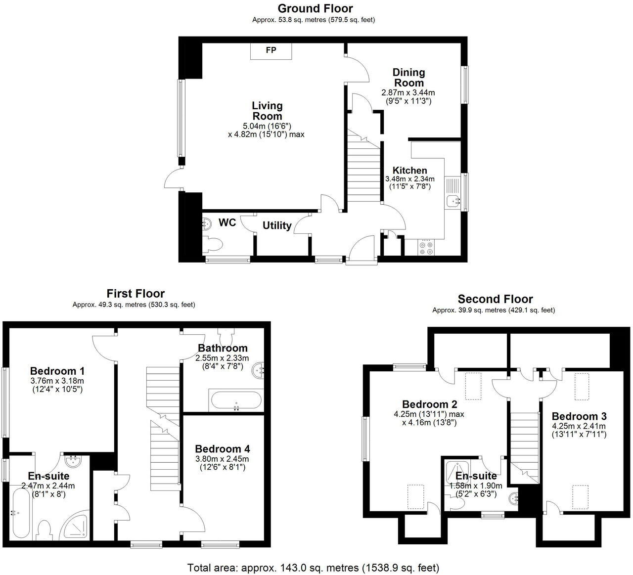 Shaw Hall Barn, Shaw Hall Close, Greenfield, Saddleworth floorplan
