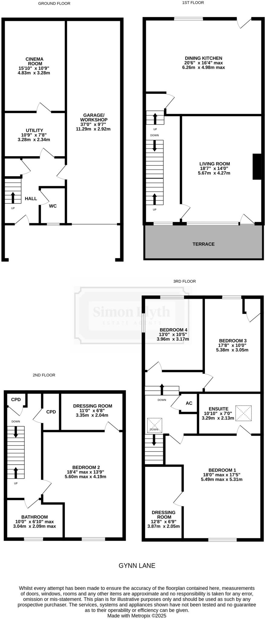 The Old Wheel House, The Maltings, Gynn Lane, Honley, HD9 floorplan