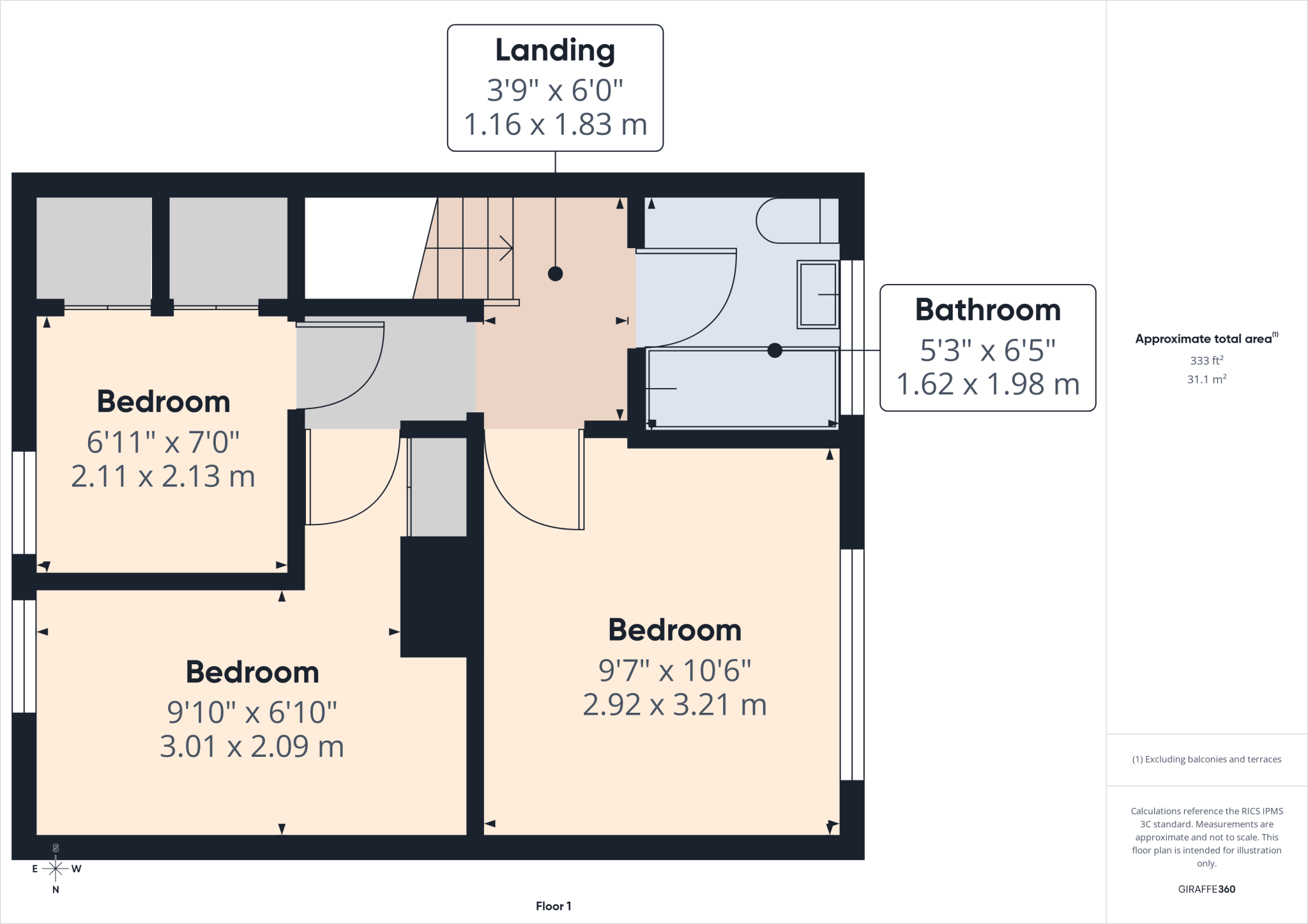 Rye Crescent, Danesmoor floorplan