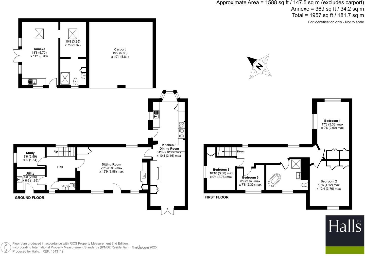 Brown Heath, Nr Ellesmere. floorplan