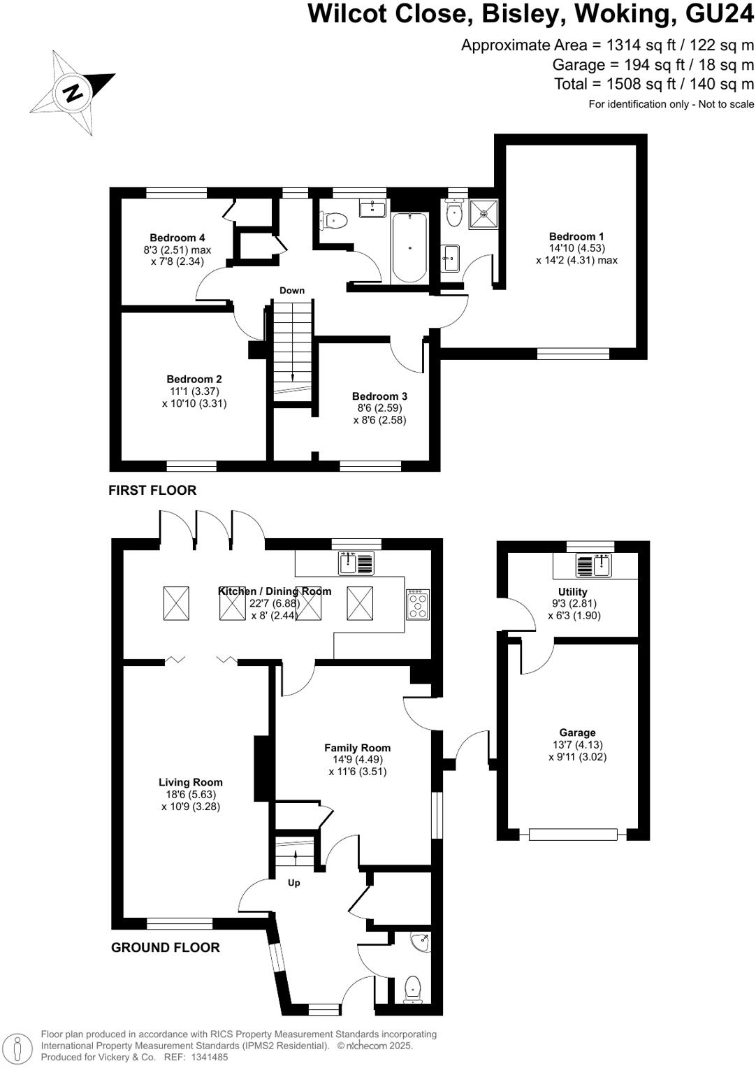 Wilcot Close, Bisley, Woking, Surrey, GU24 floorplan