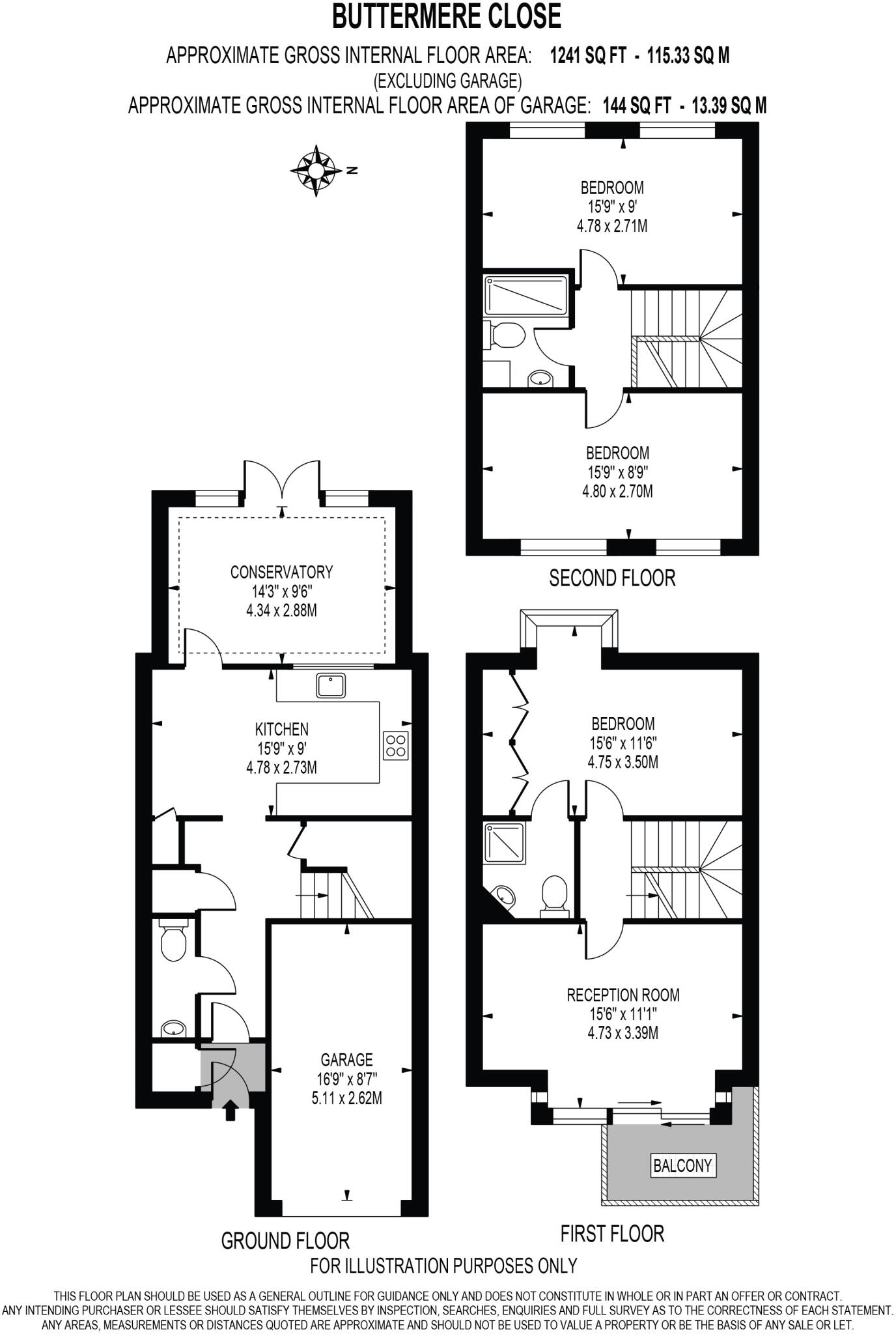 Buttermere Close, Morden, SM4 floorplan