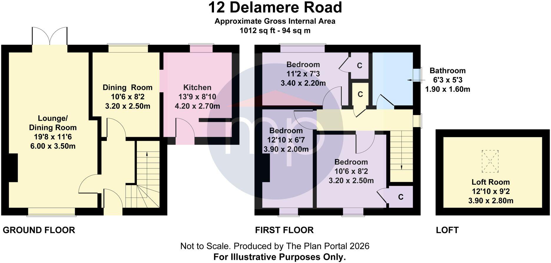 Delamere Road, Middlesbrough, TS3 floorplan