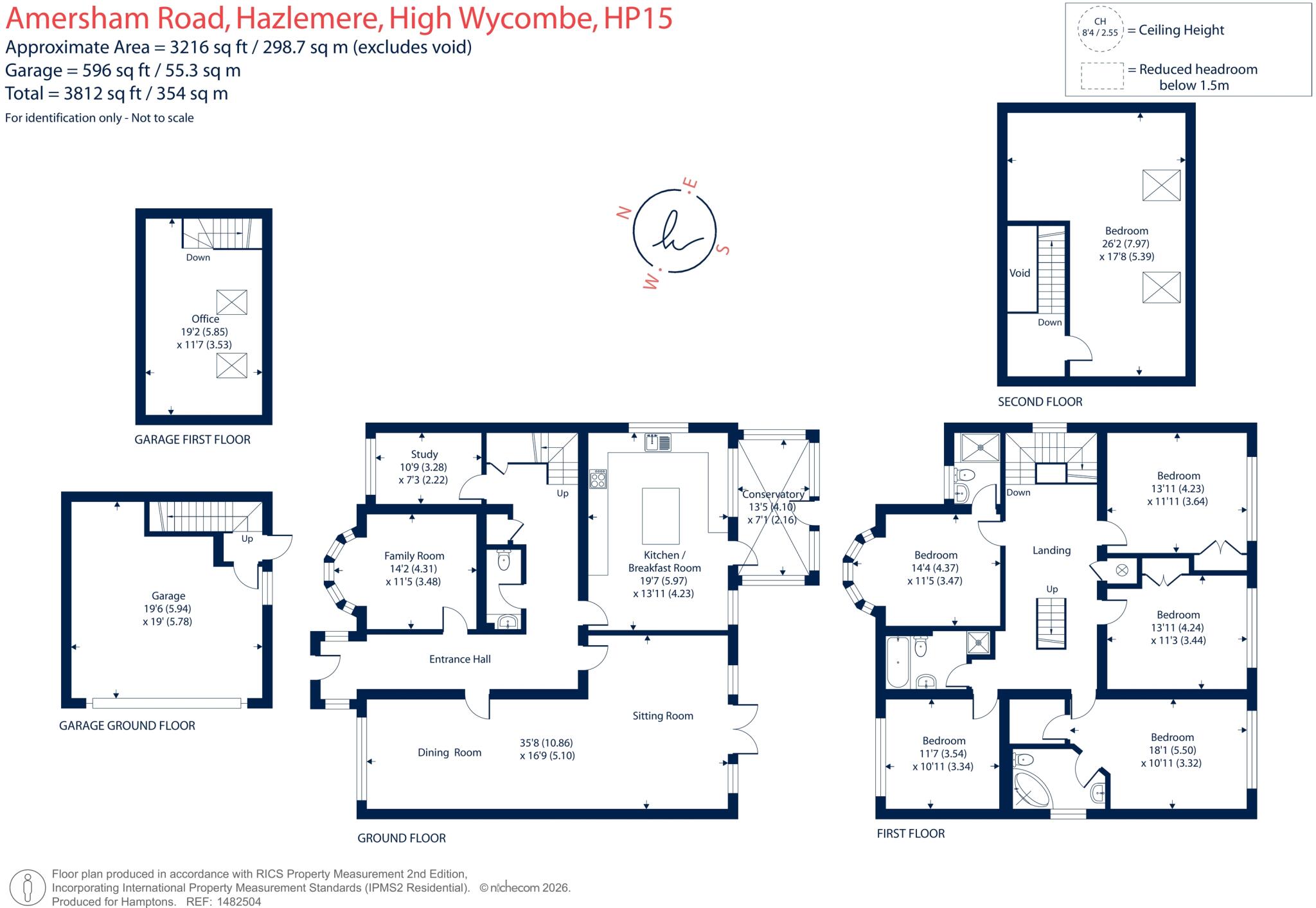 Amersham Road, High Wycombe, HP15 floorplan