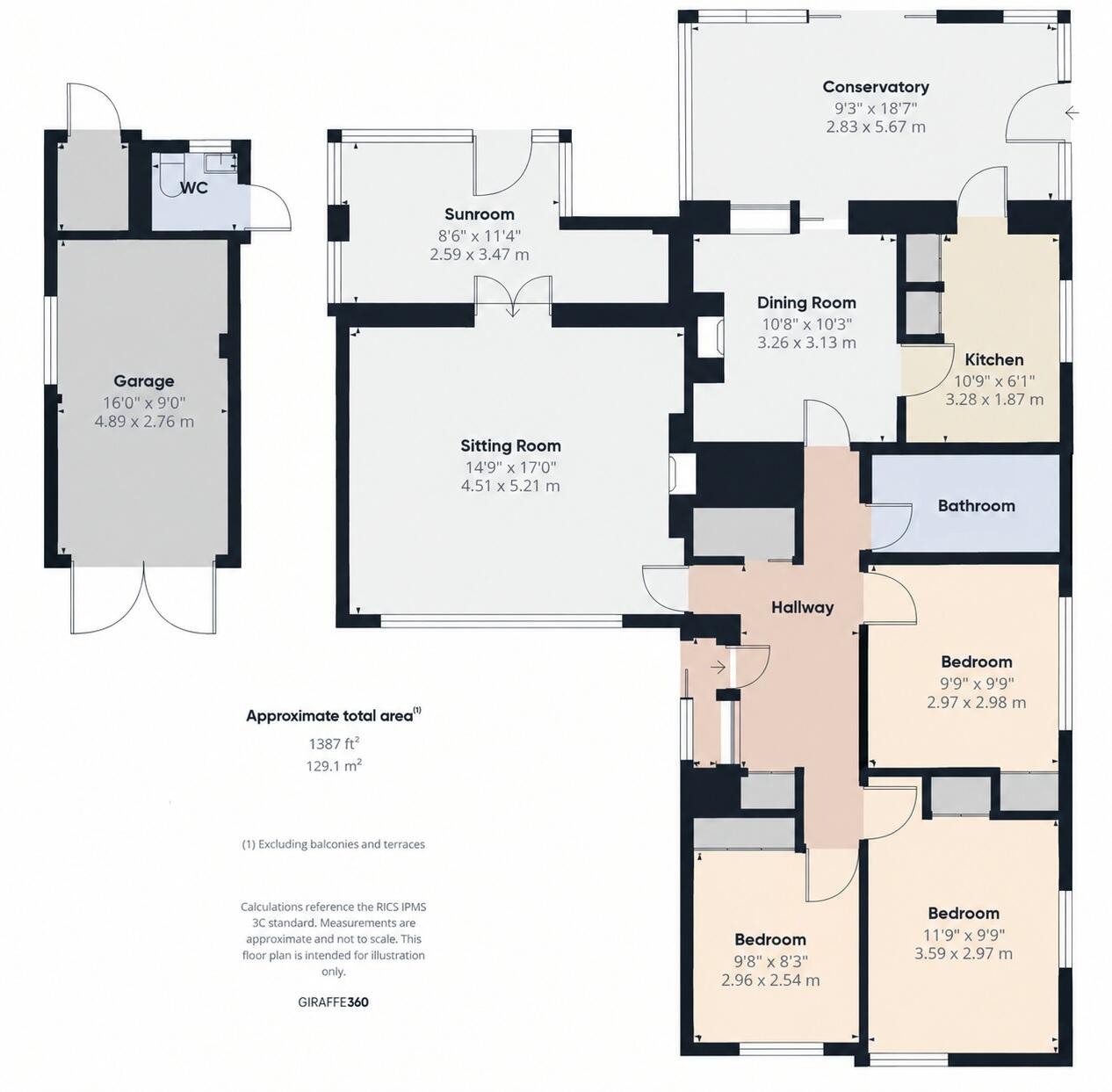 Blackheath, Wenhaston floorplan