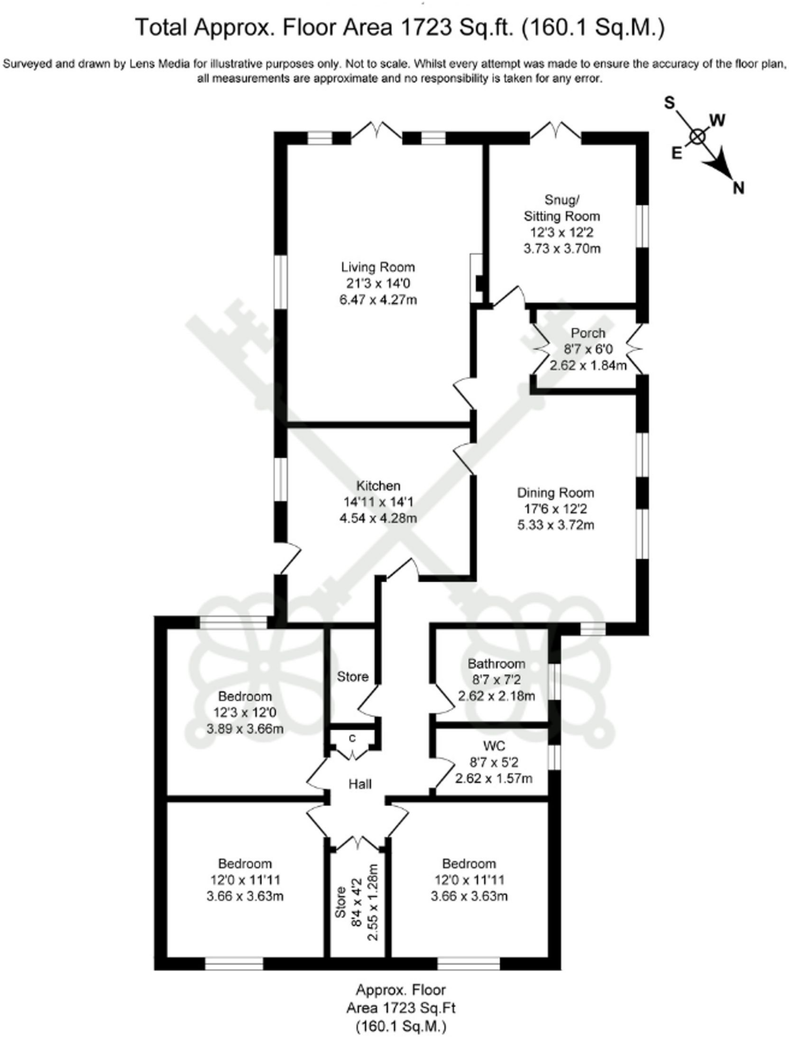 Wood Lane, Heskin floorplan