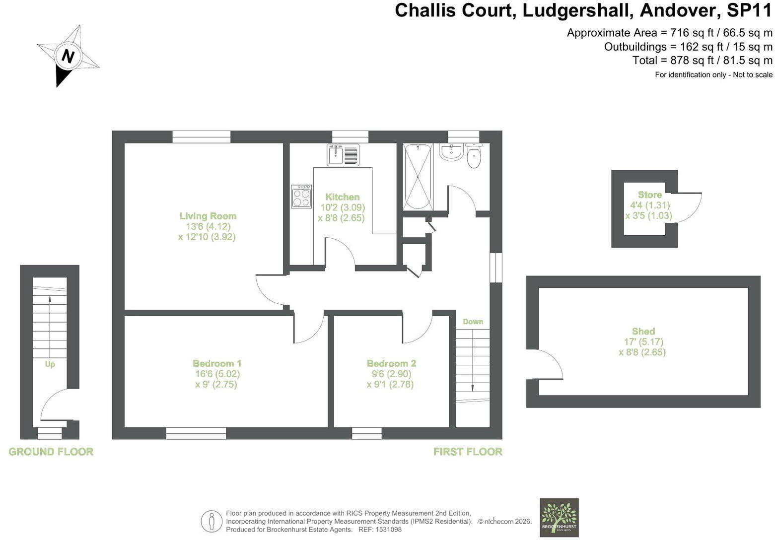 Challis Court, Ludgershall, Andover, SP11 9SQ floorplan