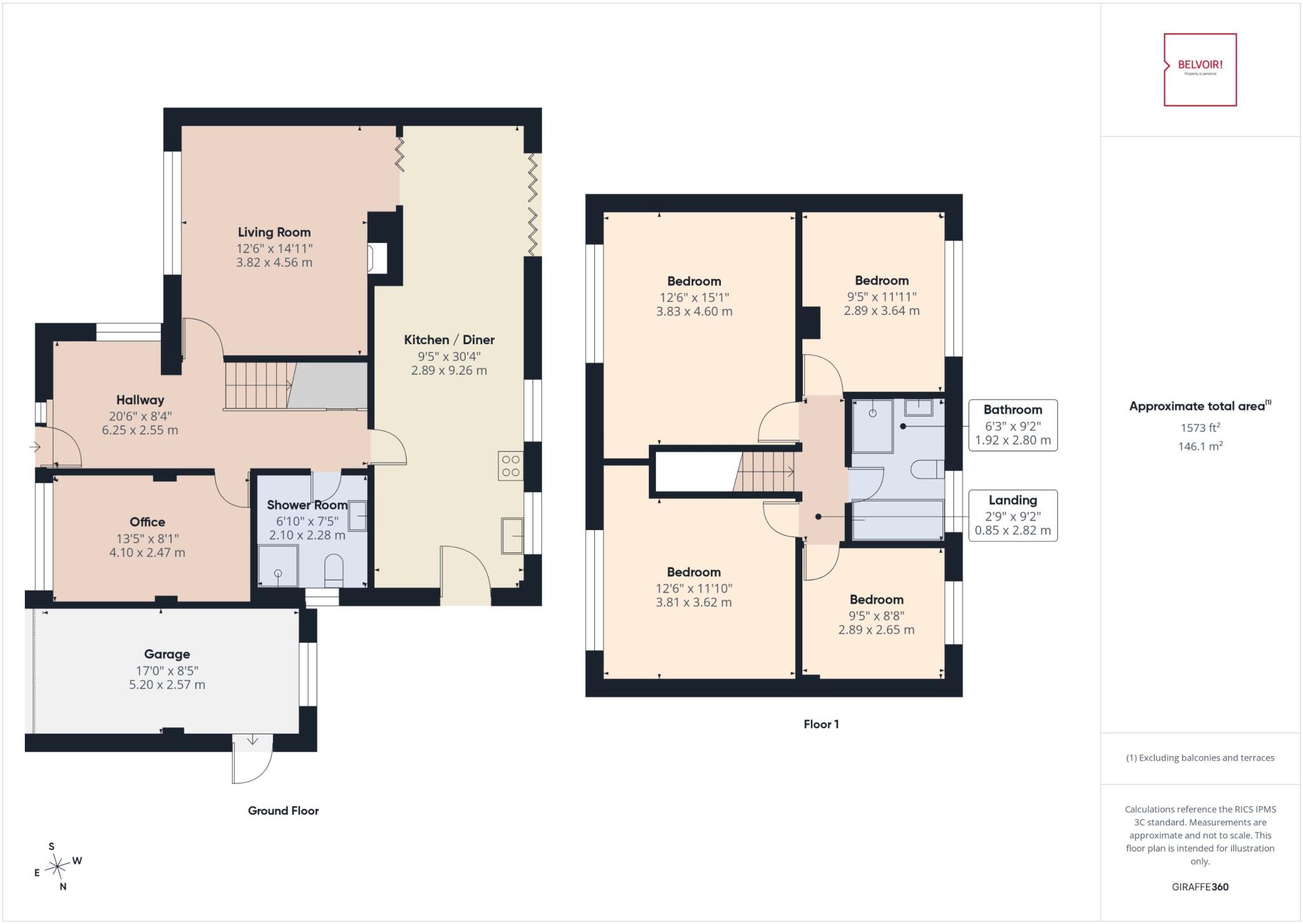 Highfield Close, Ravenshead, NG15 floorplan