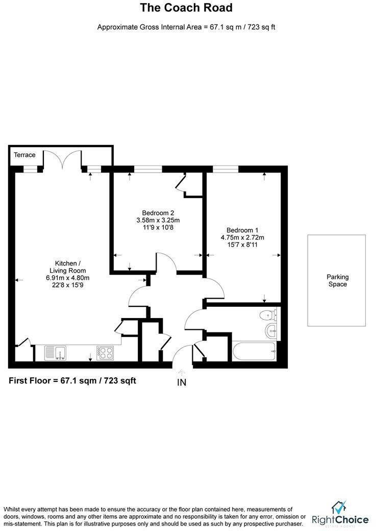 The Coach Road, Basingstoke floorplan