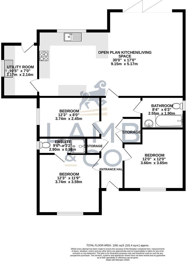Montrose Gardens, Great Holland, Frinton-on-Sea floorplan