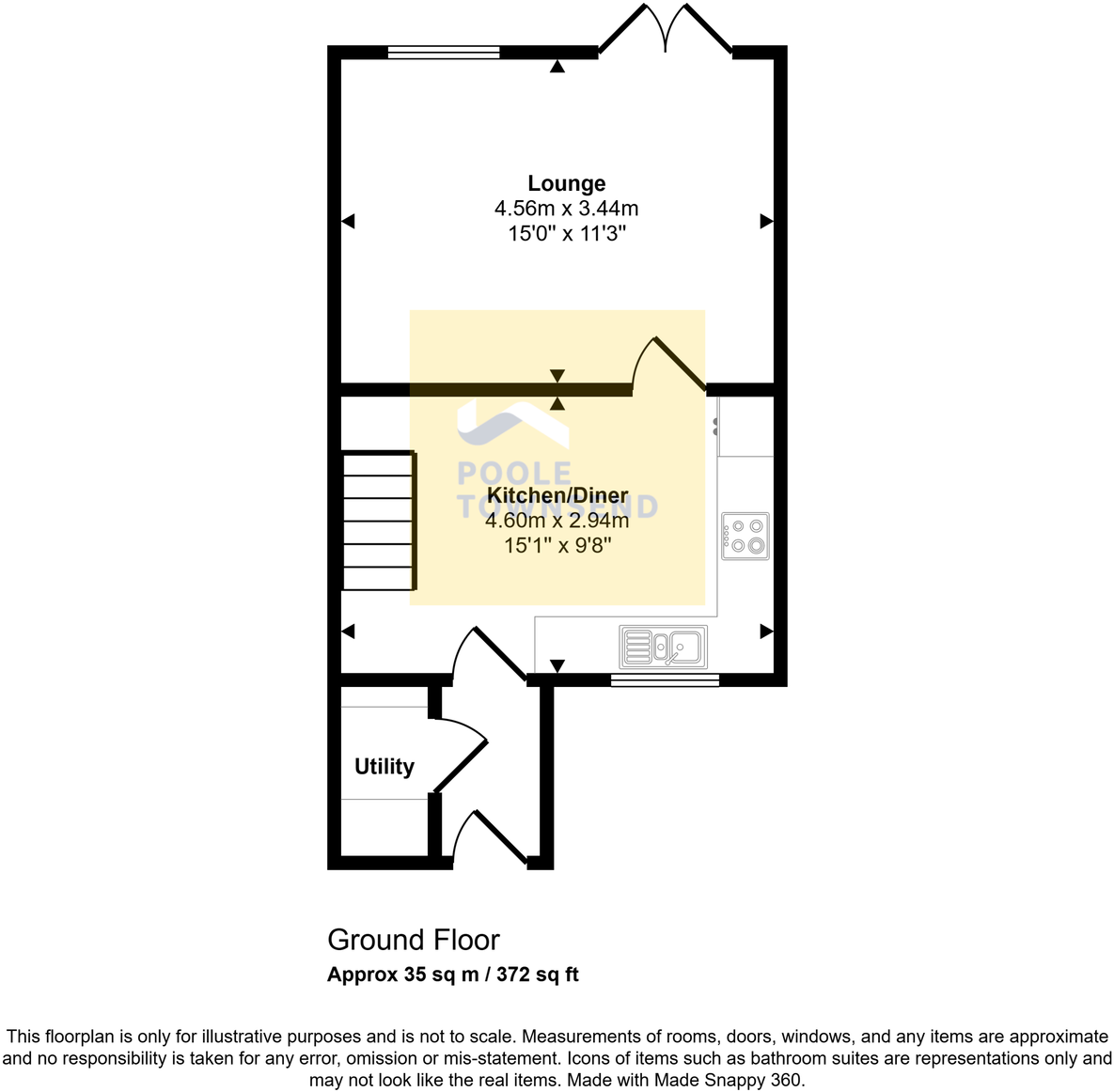 2 Green Lane, Flookburgh, Grange over Sands, LA11 7NN floorplan