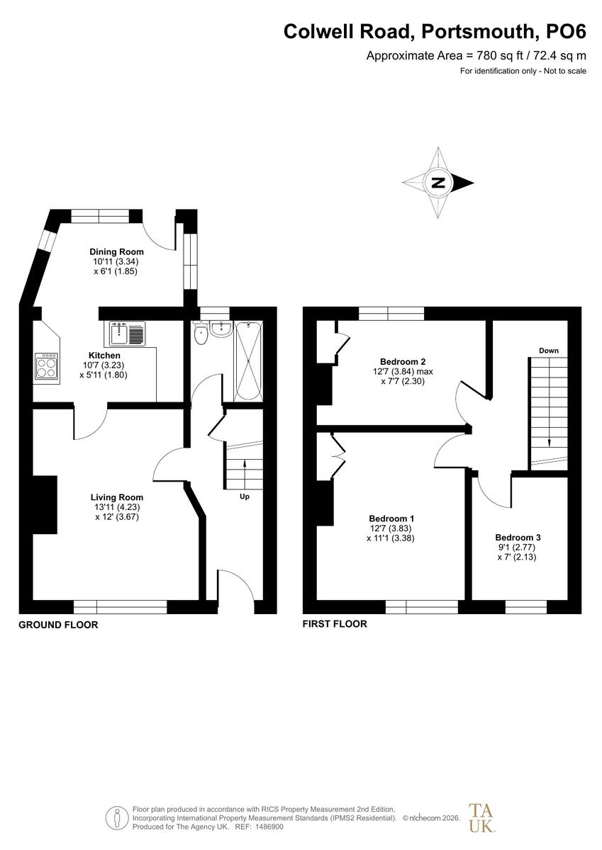 Colwell Road, Portsmouth, PO6 floorplan