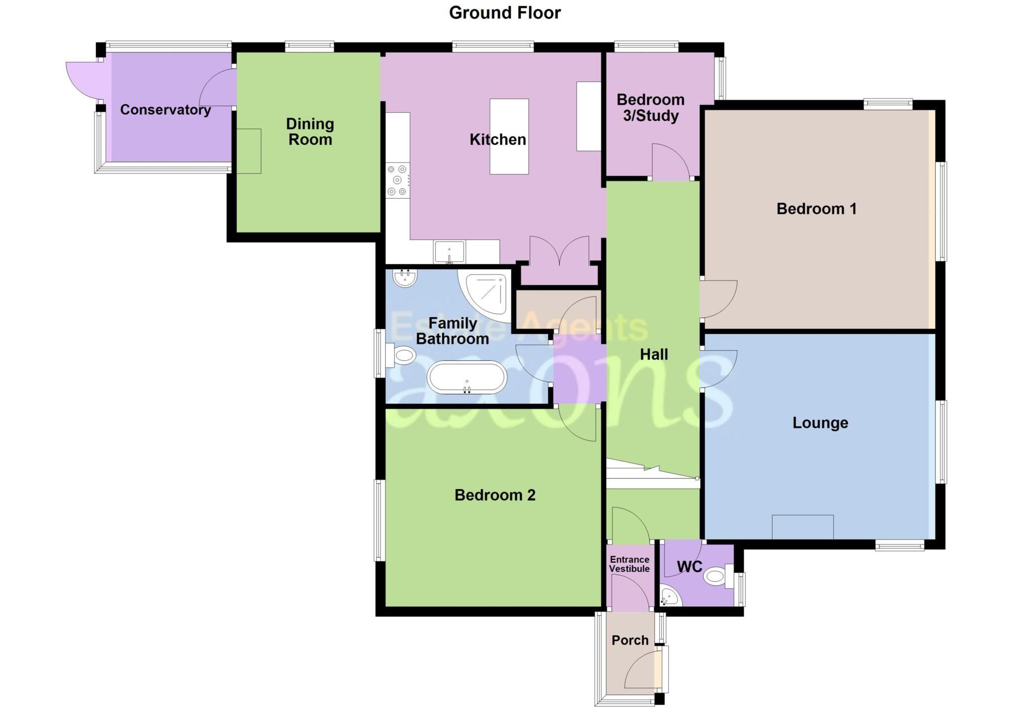 Southside, Hillside - Stunningly Renovated Period Property floorplan
