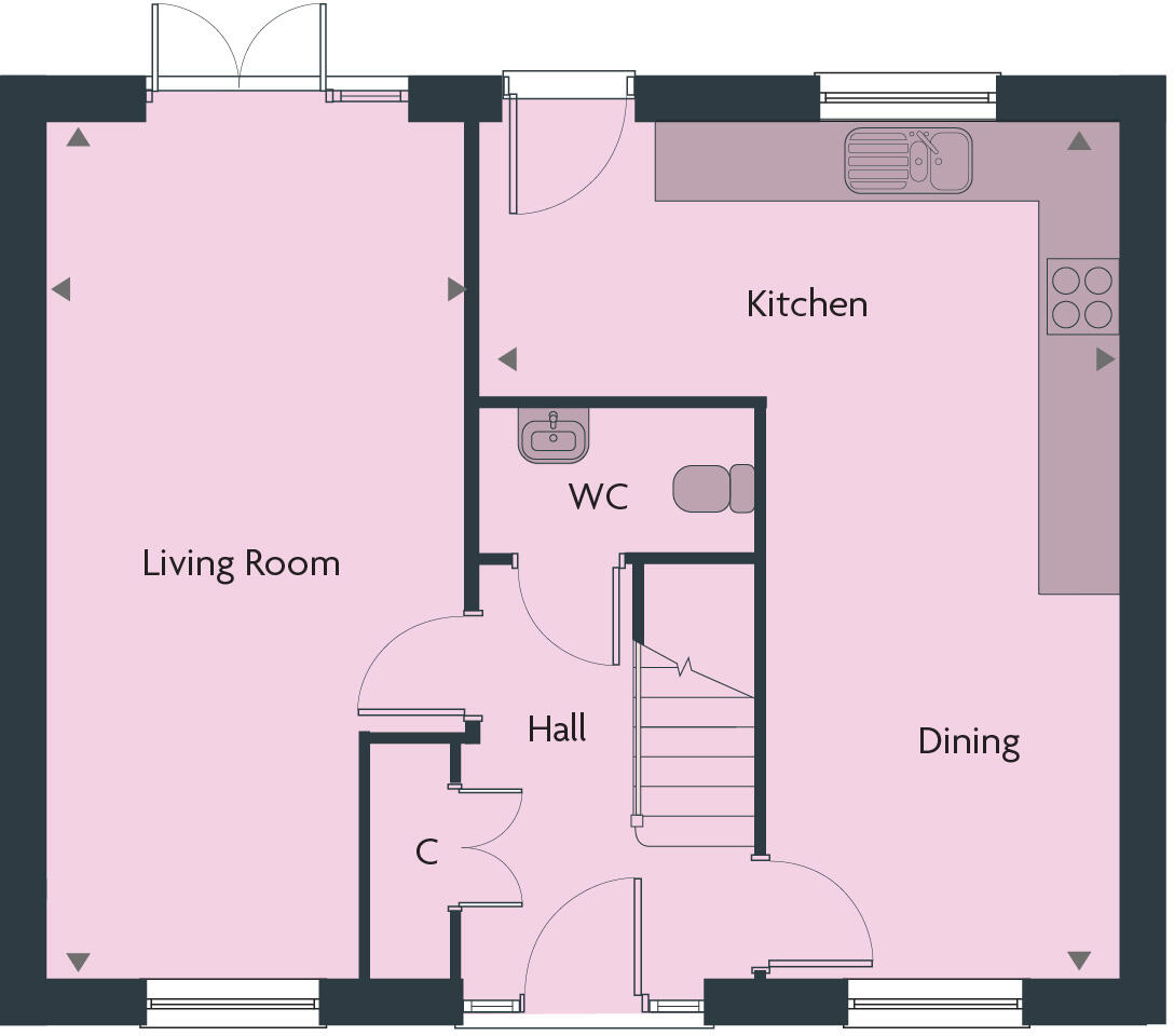 Maple Fields, Llanrumney, Cardiff floorplan