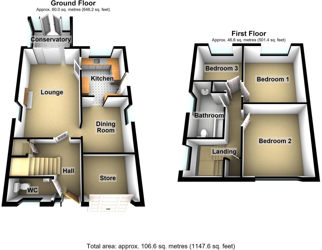 Coleman Road, Fleckney floorplan