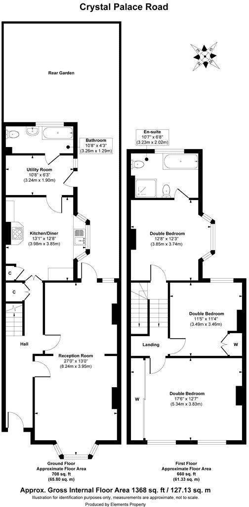 Crystal Palace Road, East Dulwich, London, SE22 floorplan