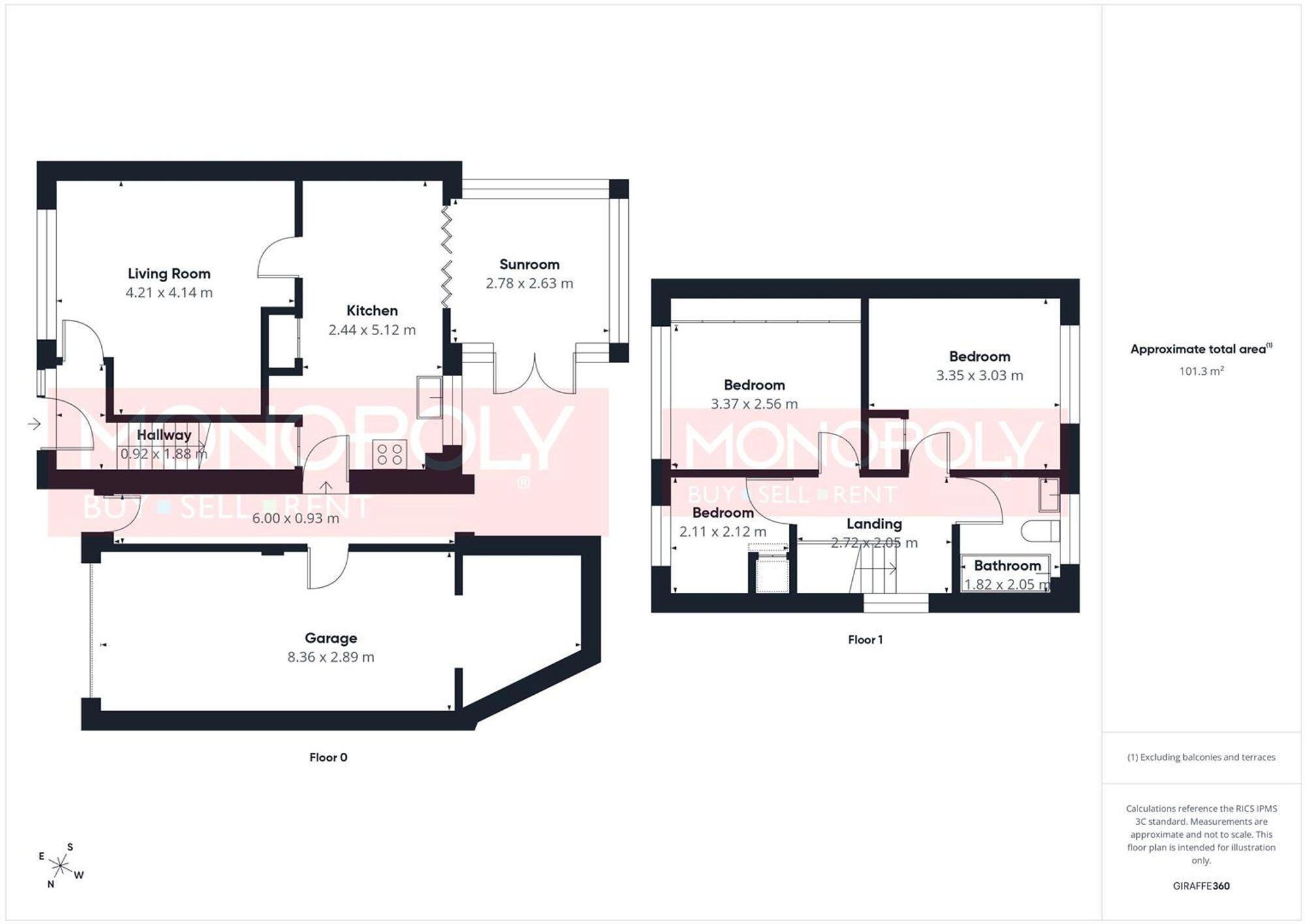 Ffordd Colomendy, Denbigh, LL16 floorplan