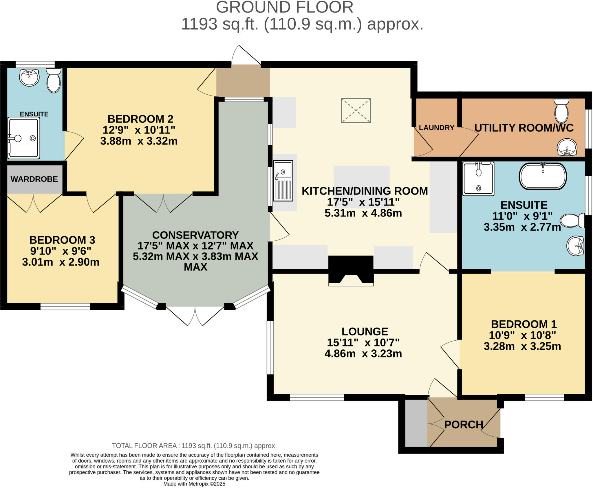 Southlands, Braunton, EX33 floorplan