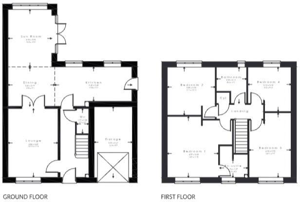 Plot 101, The Peridot, Langton Rise, Horncastle  floorplan
