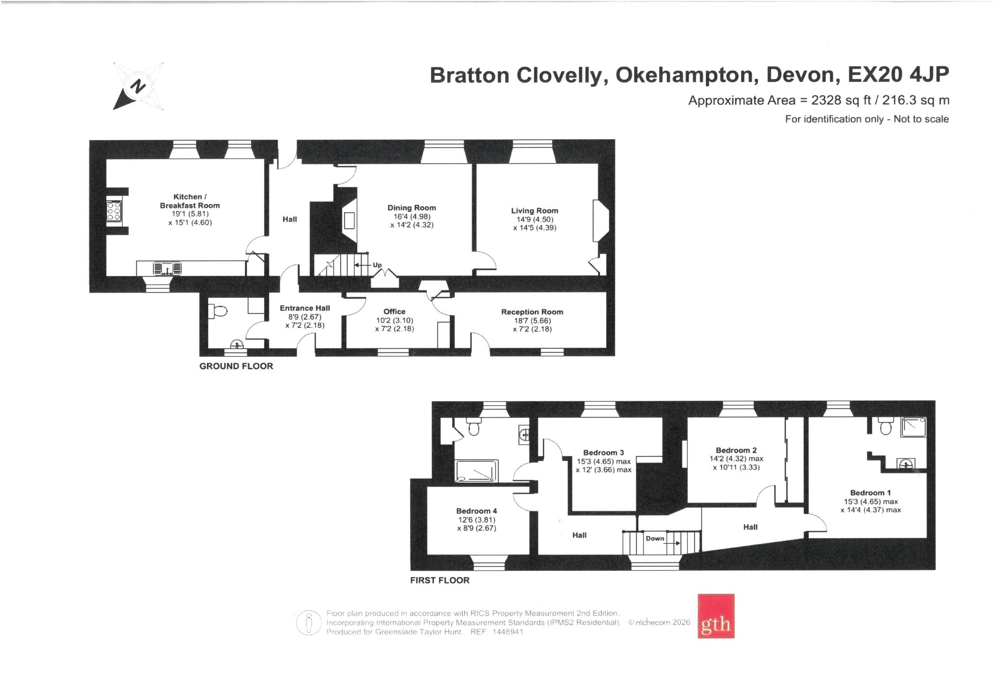 Bratton Clovelly, Okehampton, Devon, EX20 floorplan