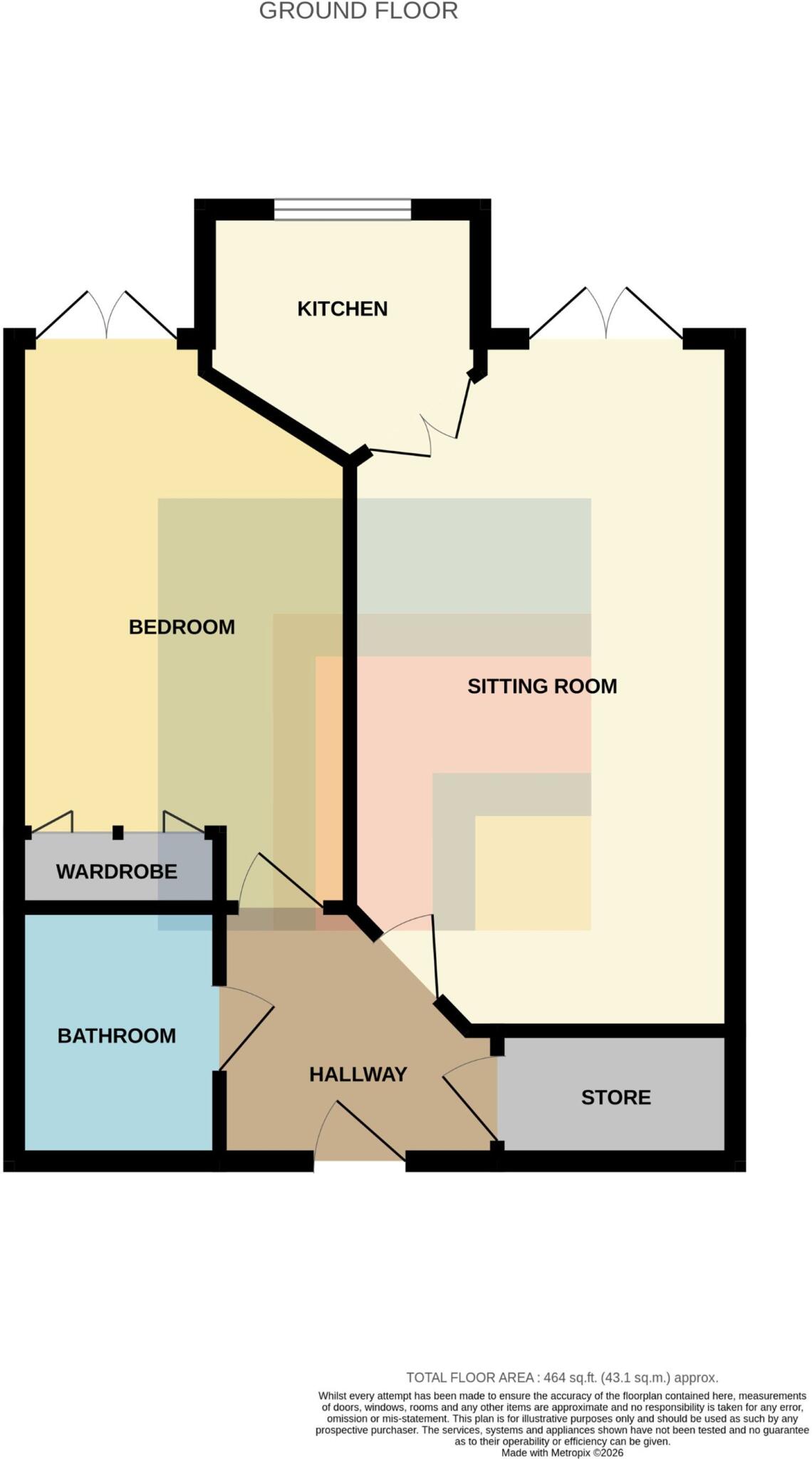 Cwrt Brynteg Station Road Radyr Cardiff CF15 8AB floorplan