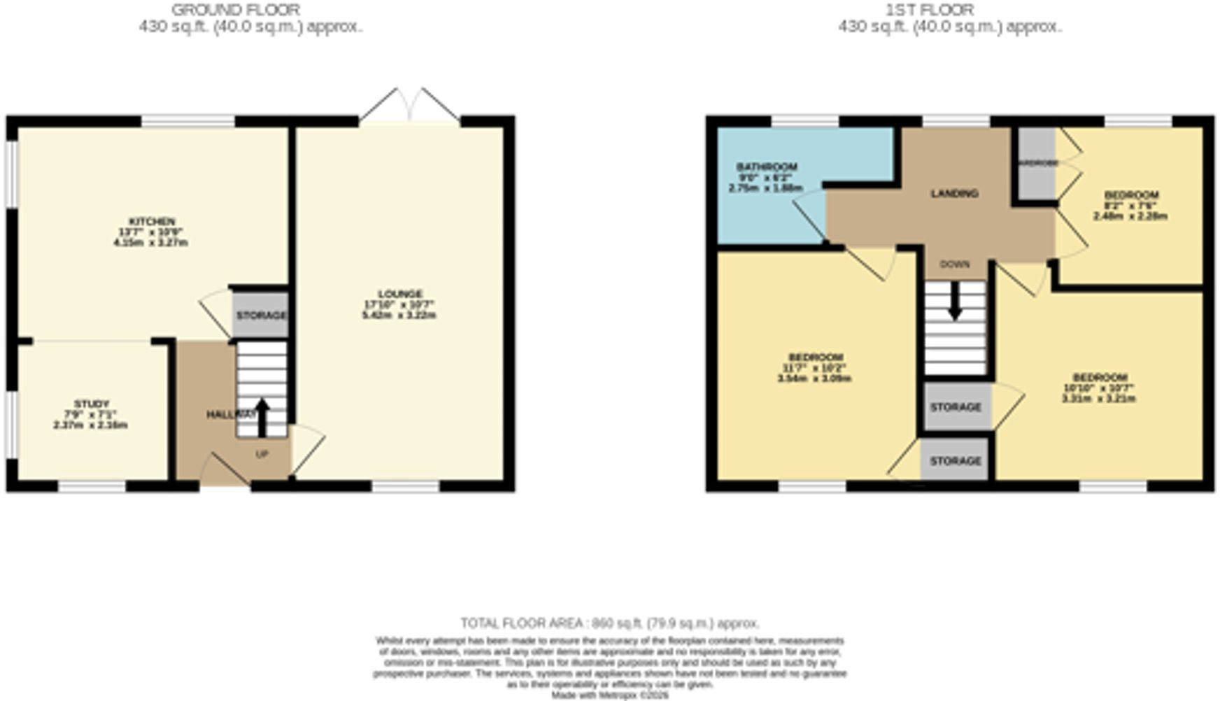 Poplar Avenue, Culcheth, WA3 floorplan