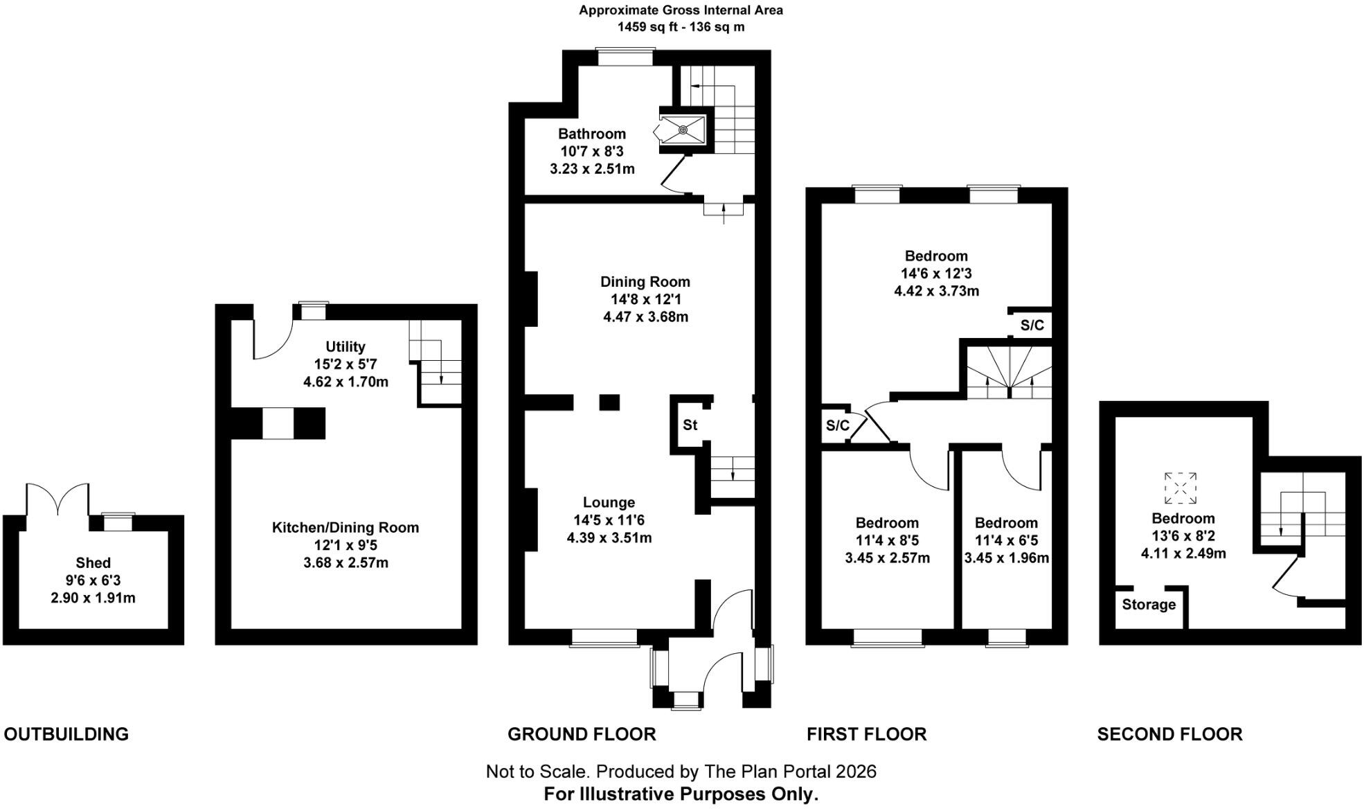 3, South View, Bath Road, Paulton, Bristol floorplan
