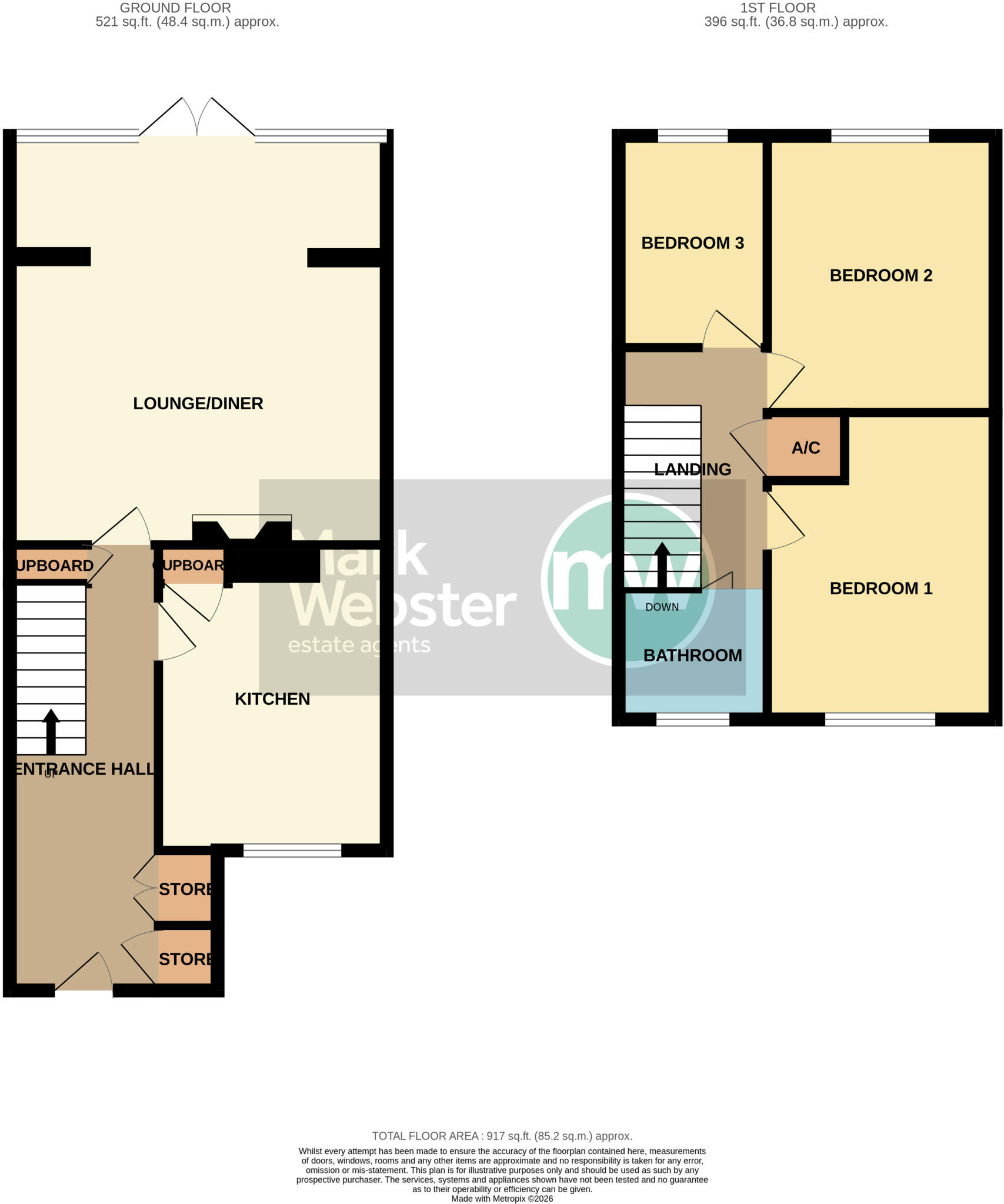 Greendale Close, Atherstone floorplan