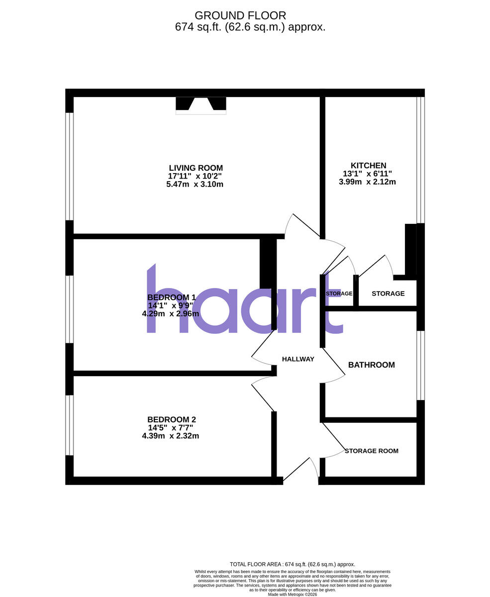 Athol Close, Bartley Green floorplan