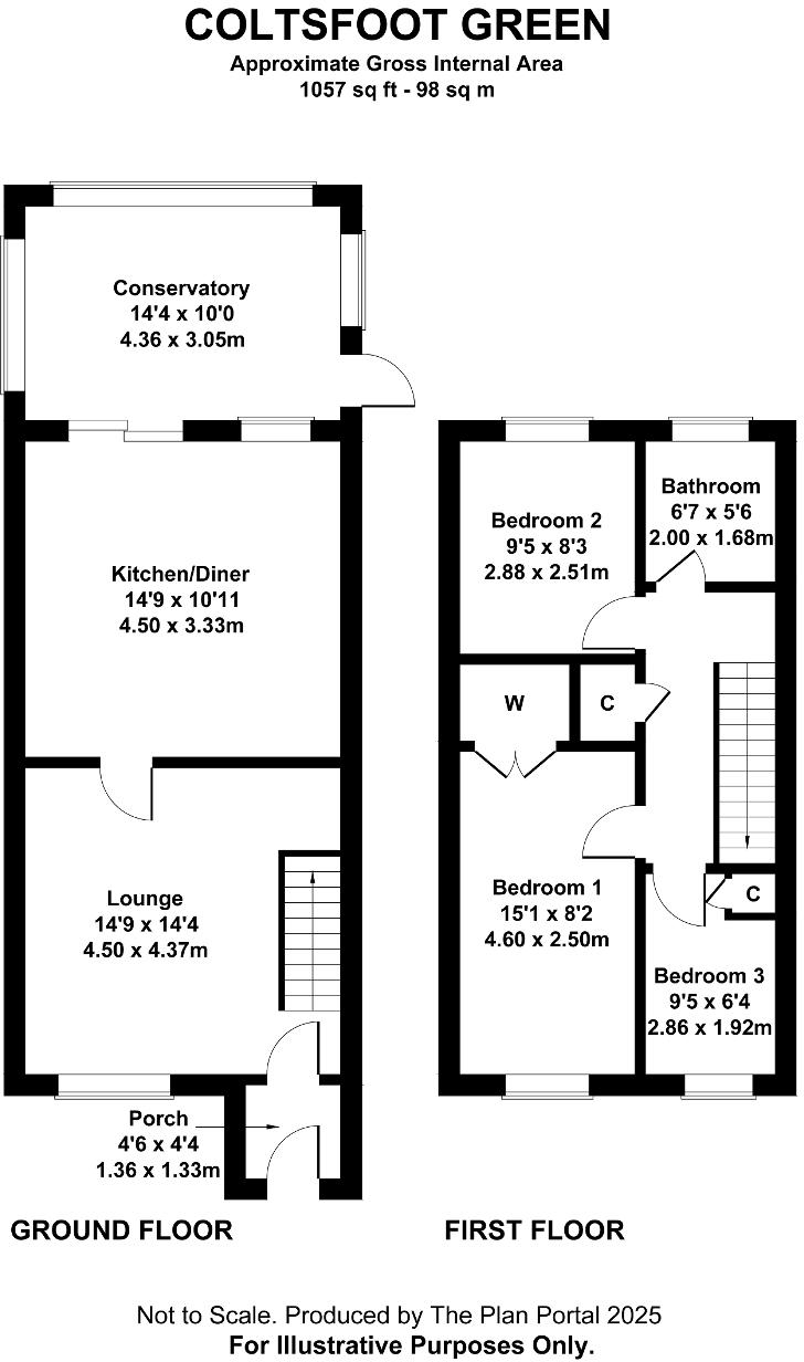 Coltsfoot Green, Birds Estate, Luton, Bedfordshire, LU4 0XW floorplan