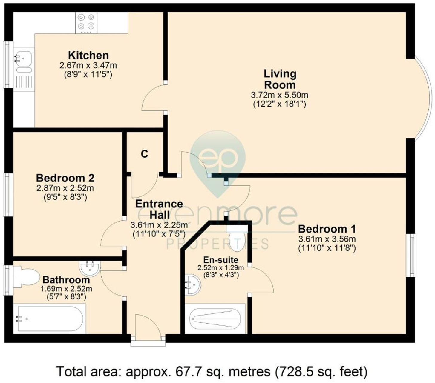 The Sidings, Durham, DH1 floorplan