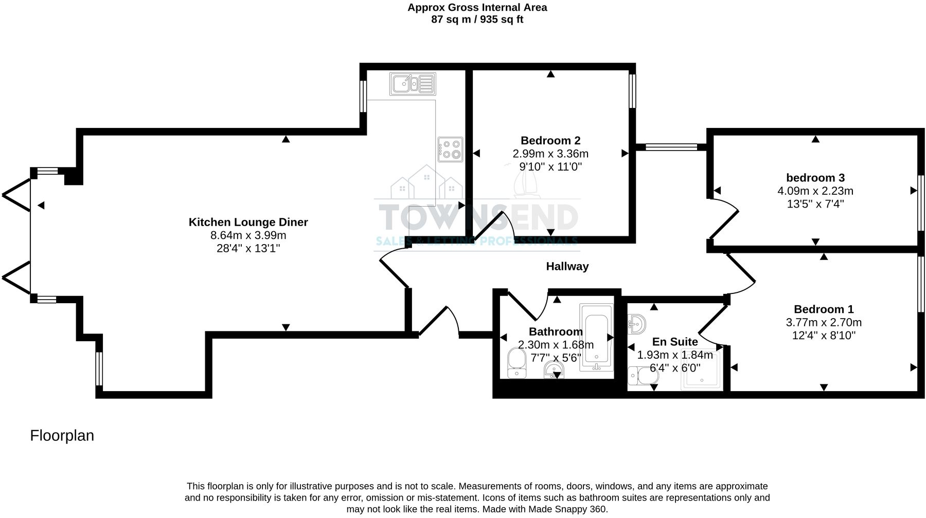 St. Ives Road, Carbis Bay, TR26 floorplan