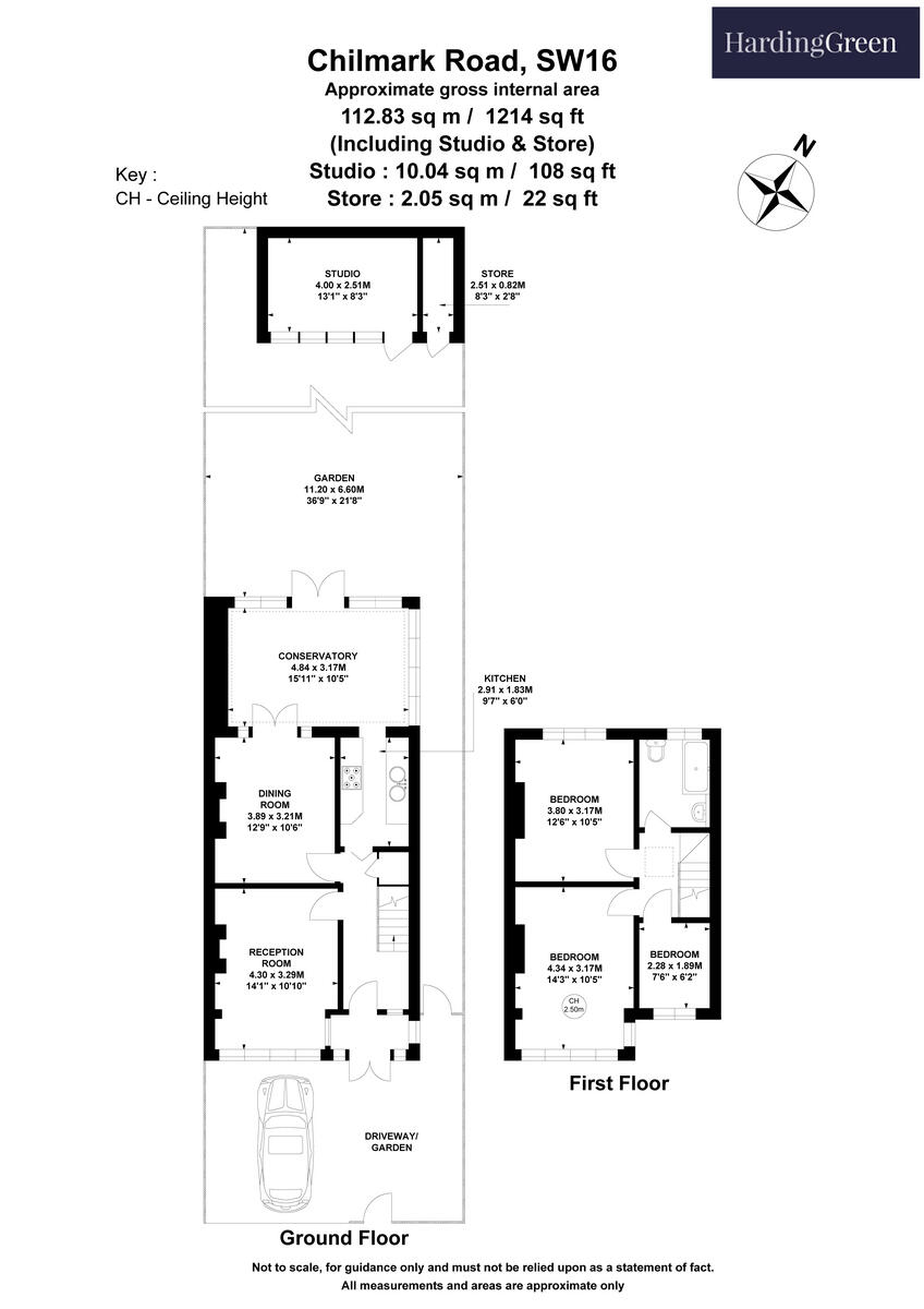 Chilmark Road, London, SW16 floorplan