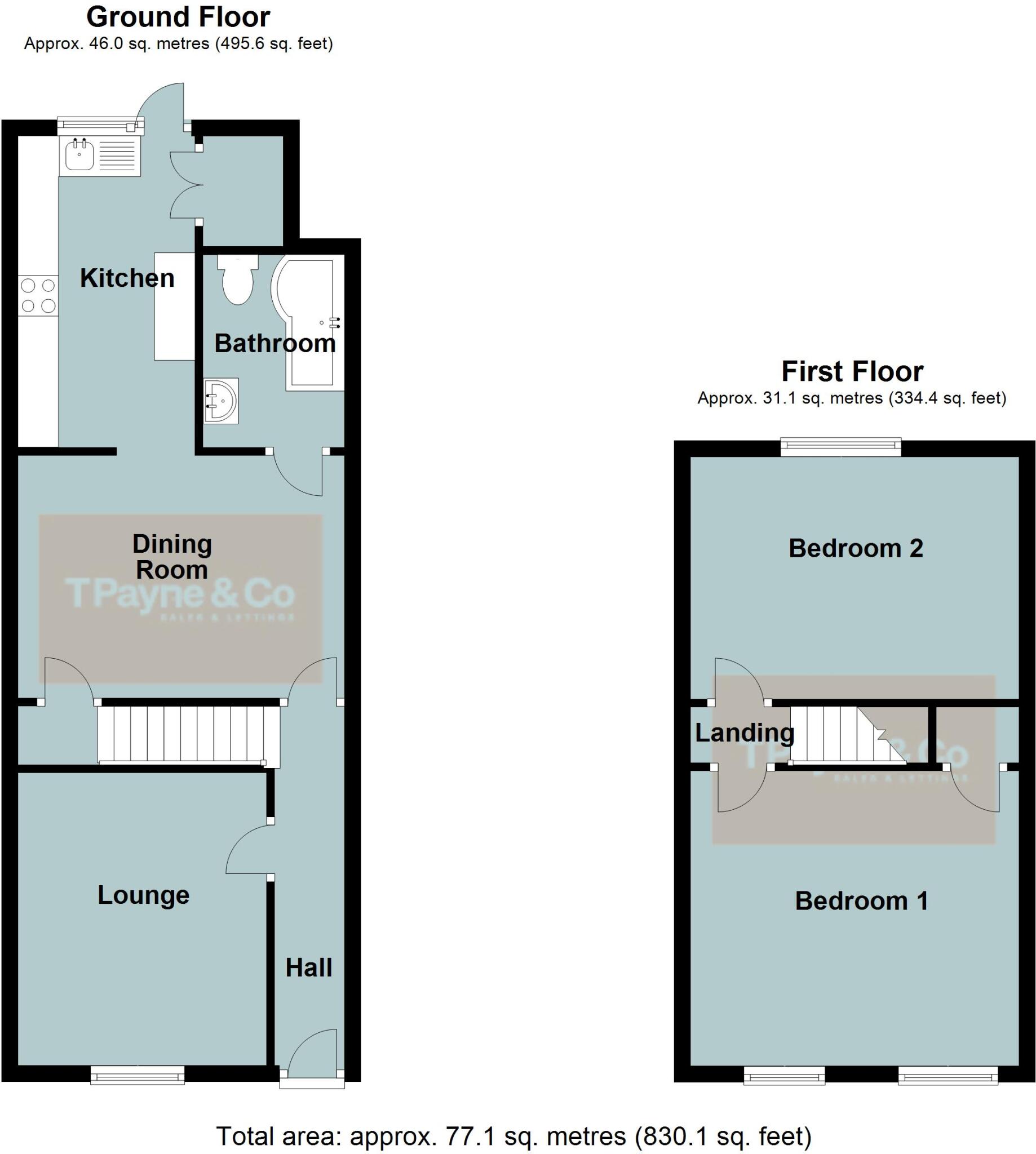 Huntingdon Road, Chatteris, Cambs., PE16 6ED floorplan