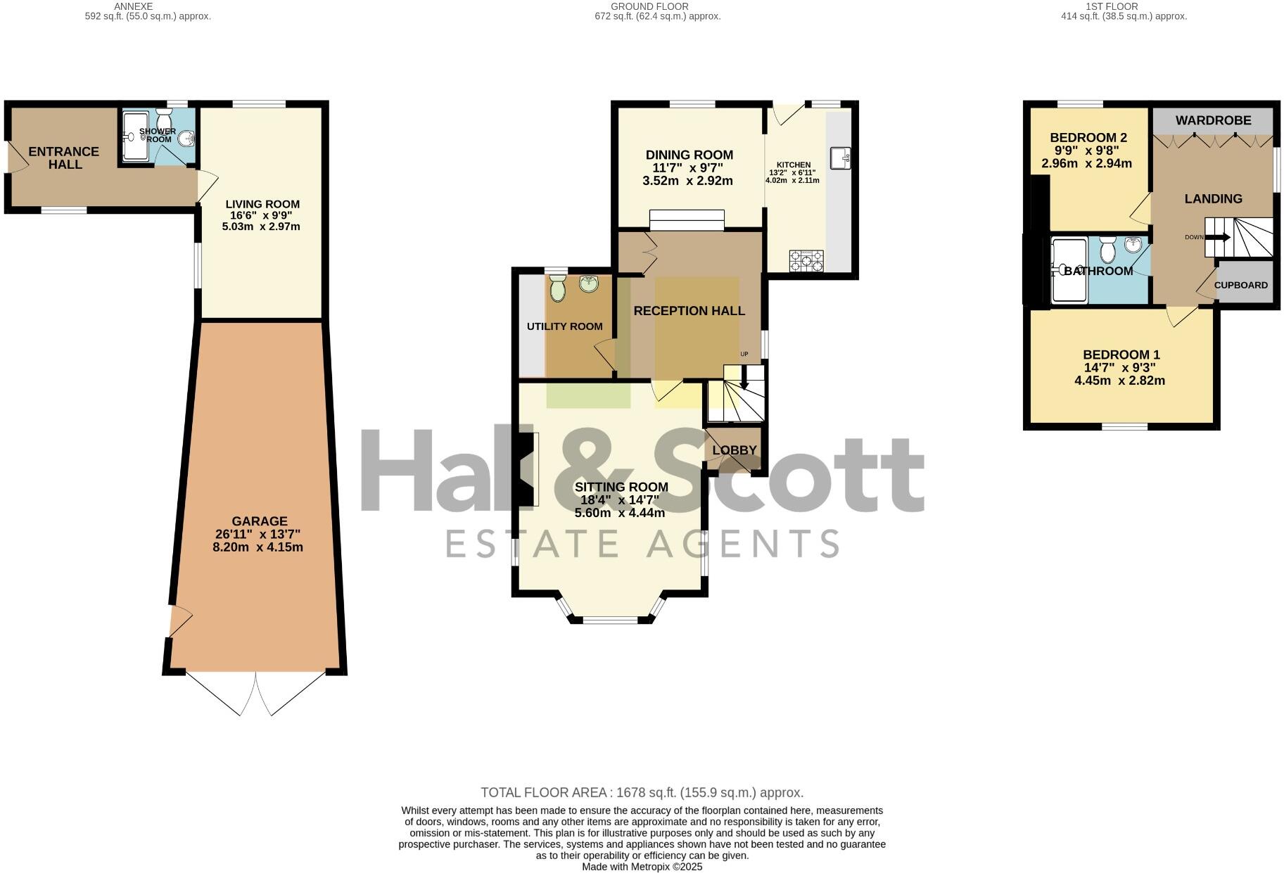 Escot Park, Ottery St Mary floorplan