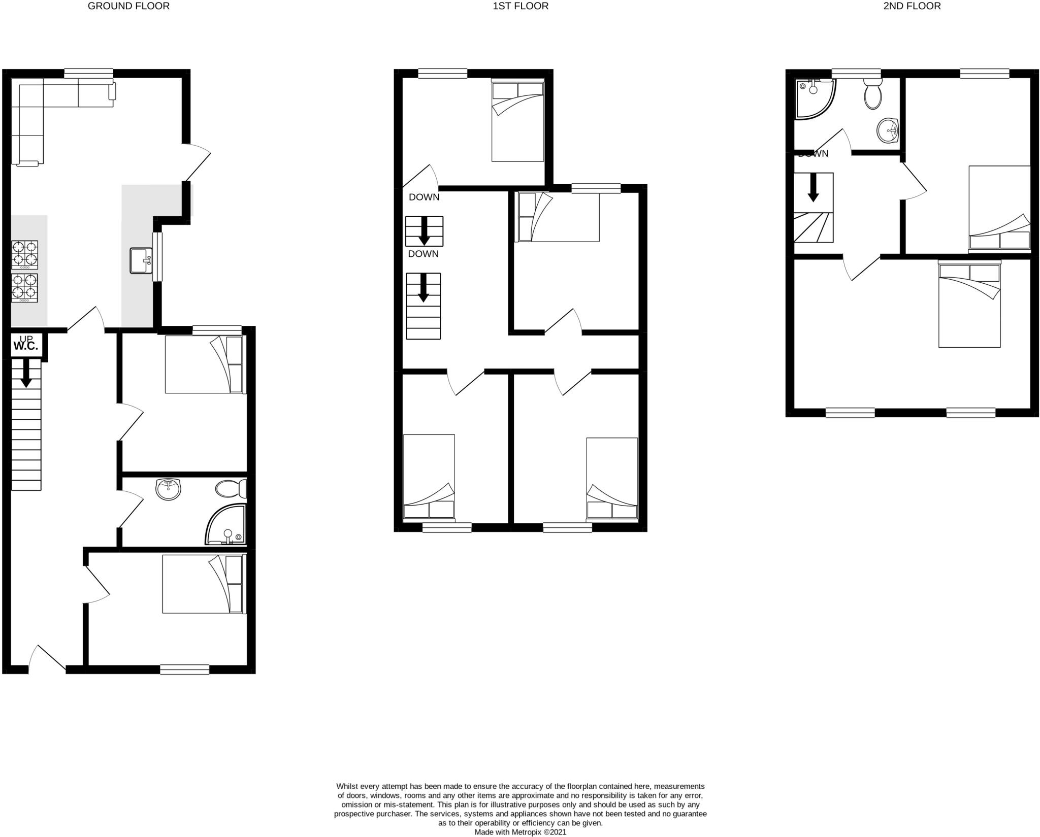 Rhymney Street, Cathays floorplan