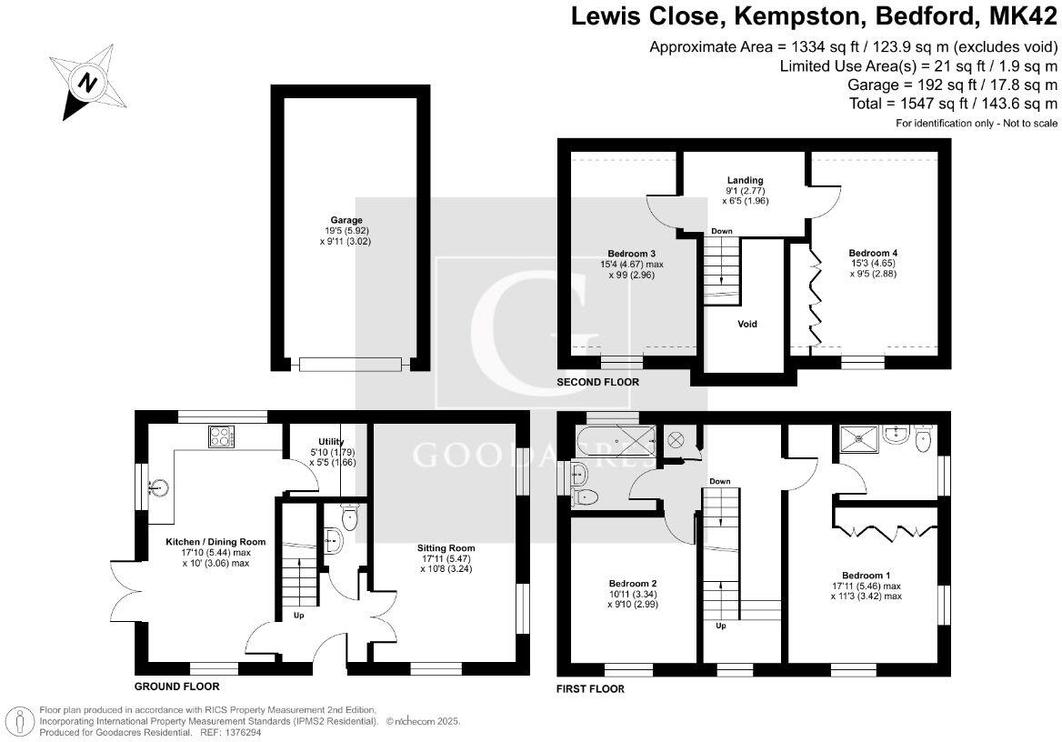 Lewis Close, Bedford floorplan