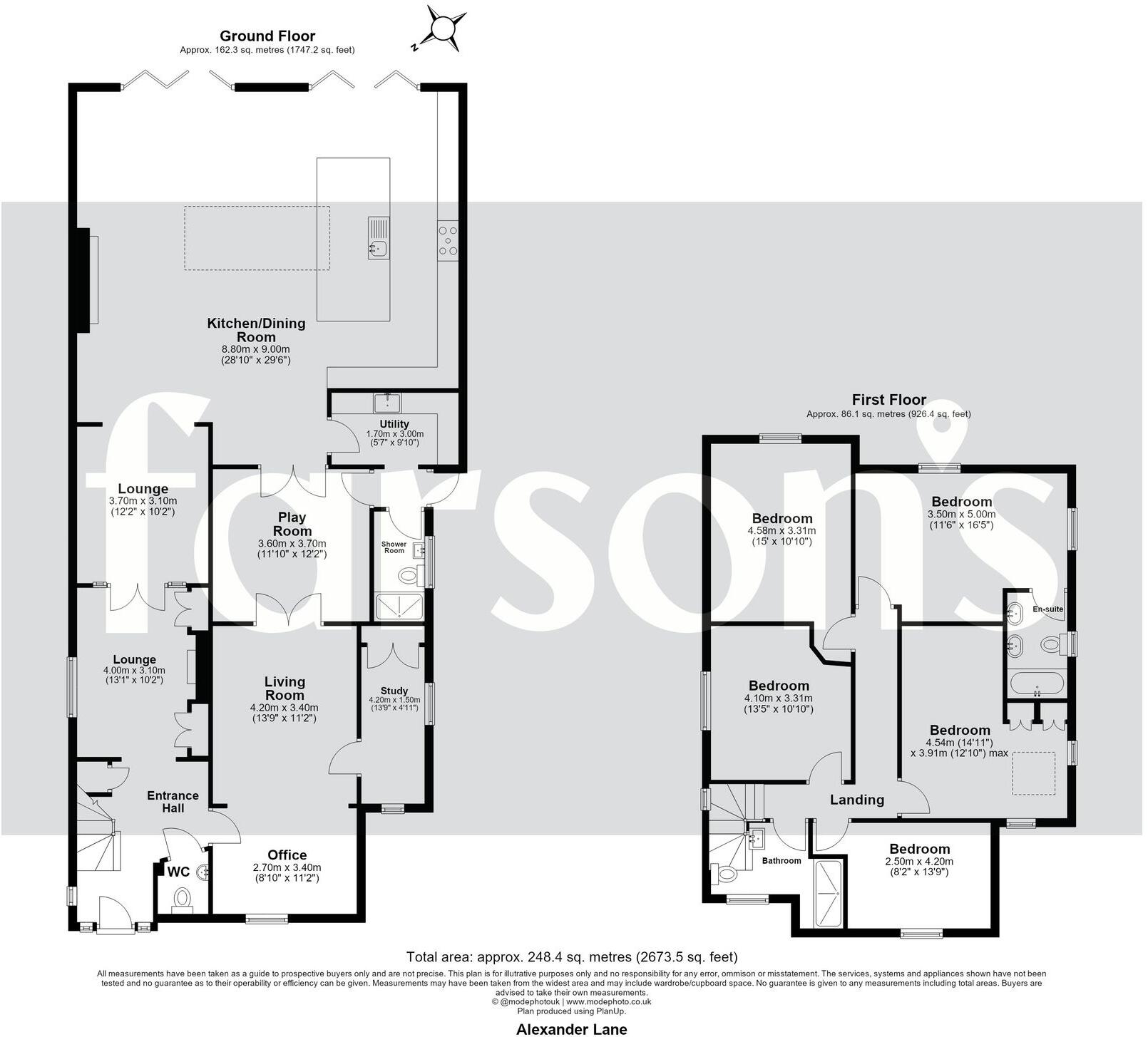 Alexander Lane, Hutton, CM13 floorplan