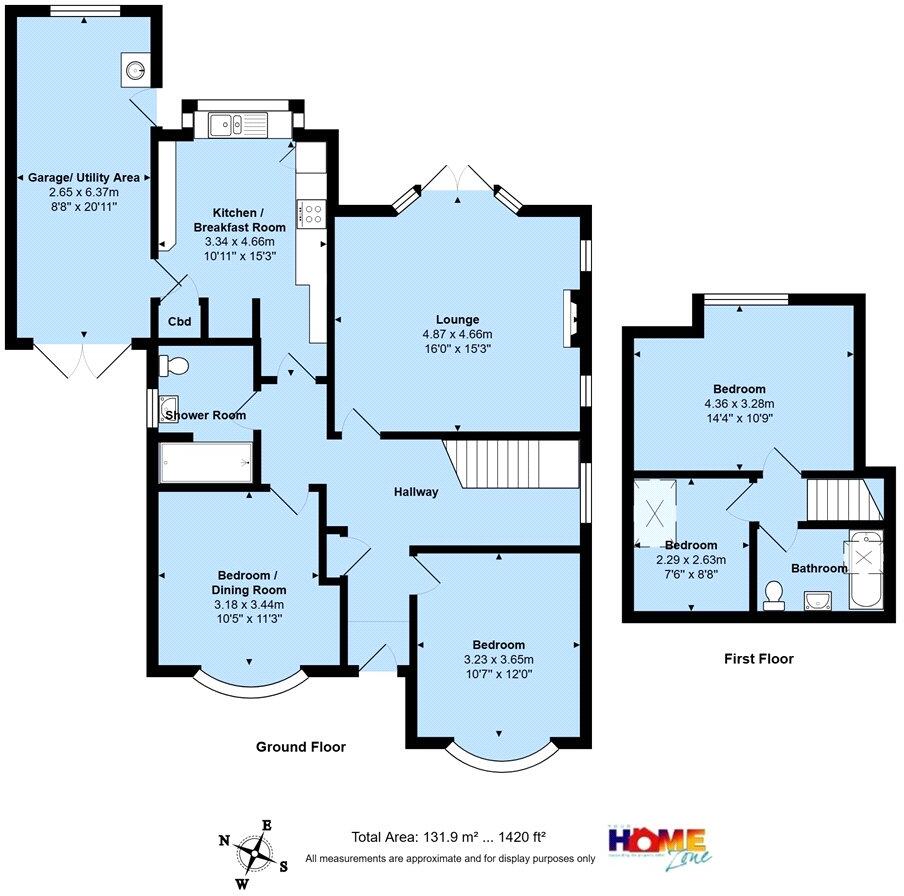 East Cliff Way, Friars Cliff, Dorset, BH23 floorplan
