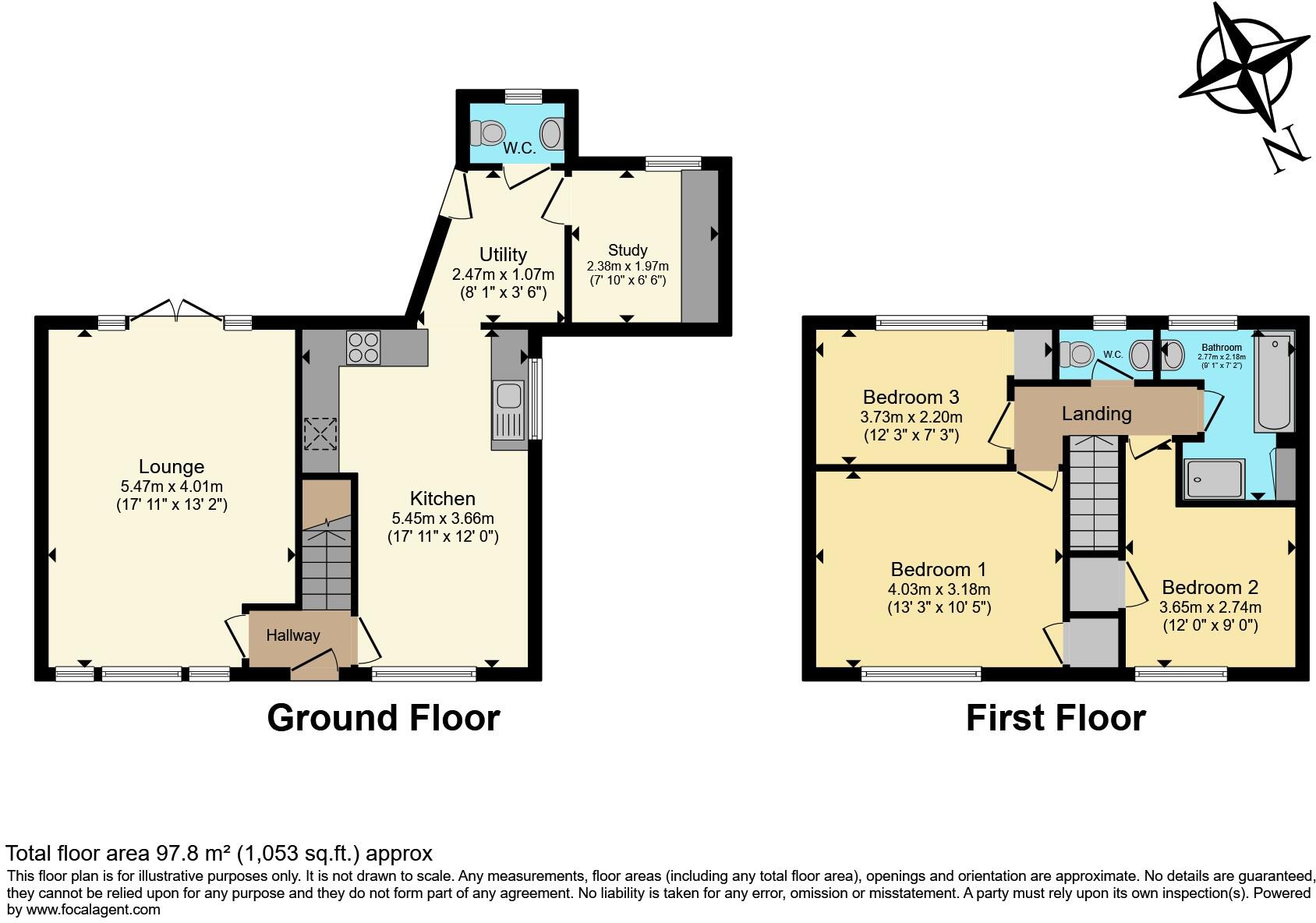 Pougher Close, Sapcote, LE9 floorplan