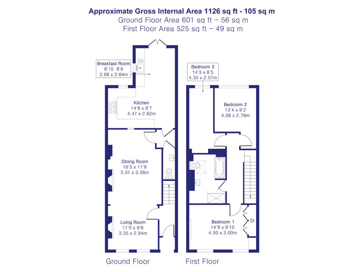 Hill View, Buckingham Road, Bicester, OX26 floorplan