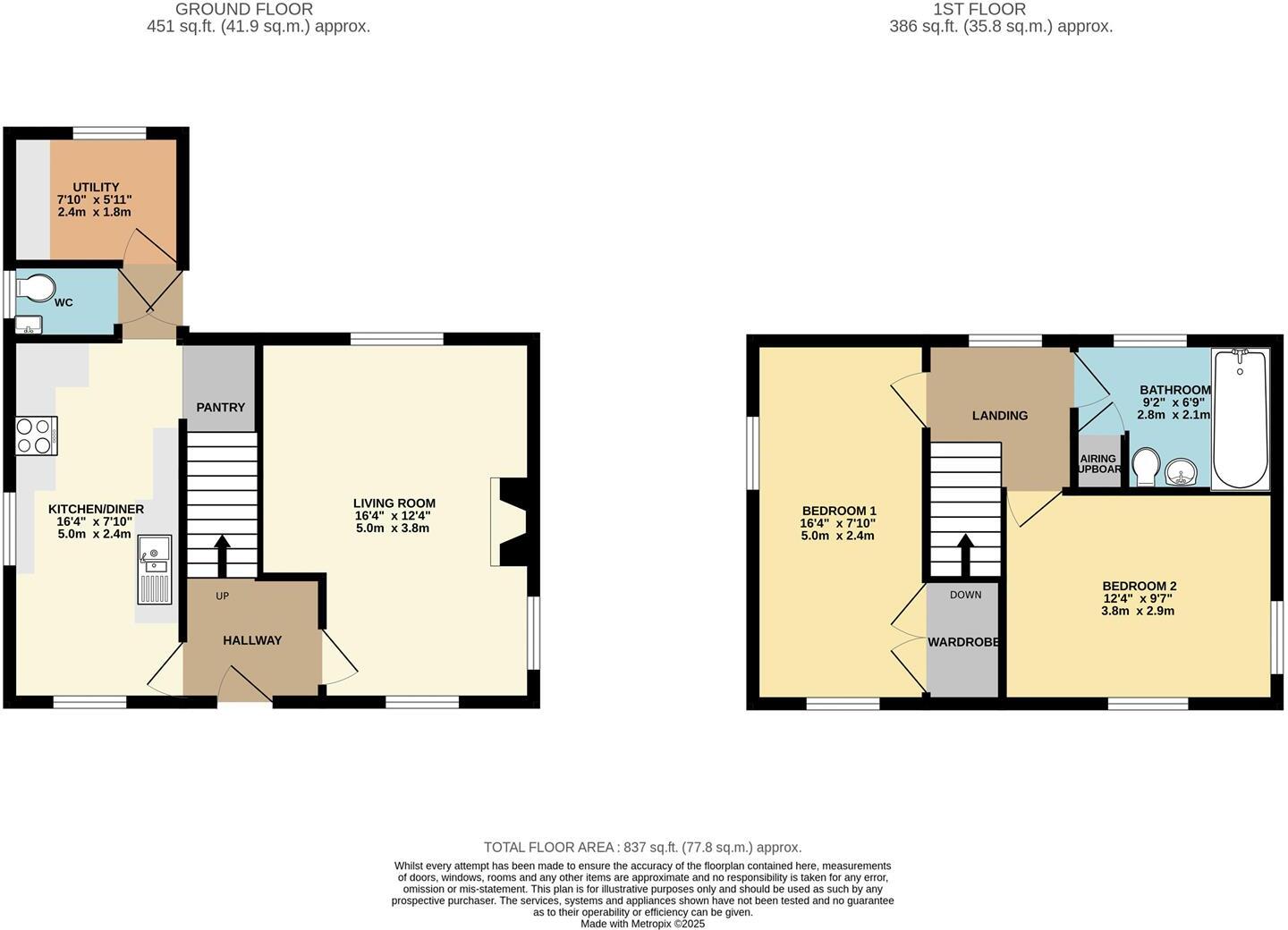 Sunny Corner, Cusgarne floorplan