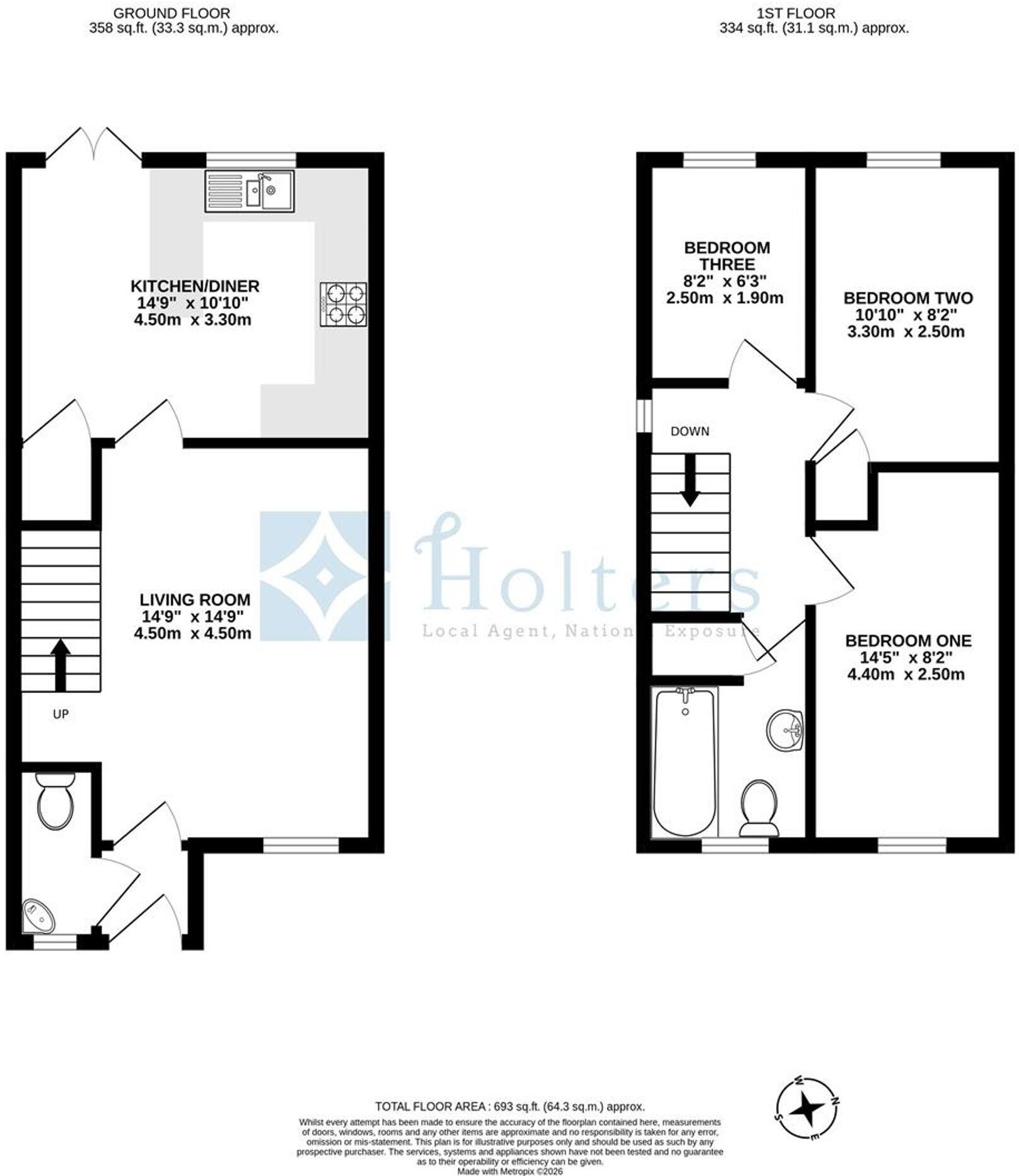 9, Lloyd Way, Ludlow, SY8 floorplan