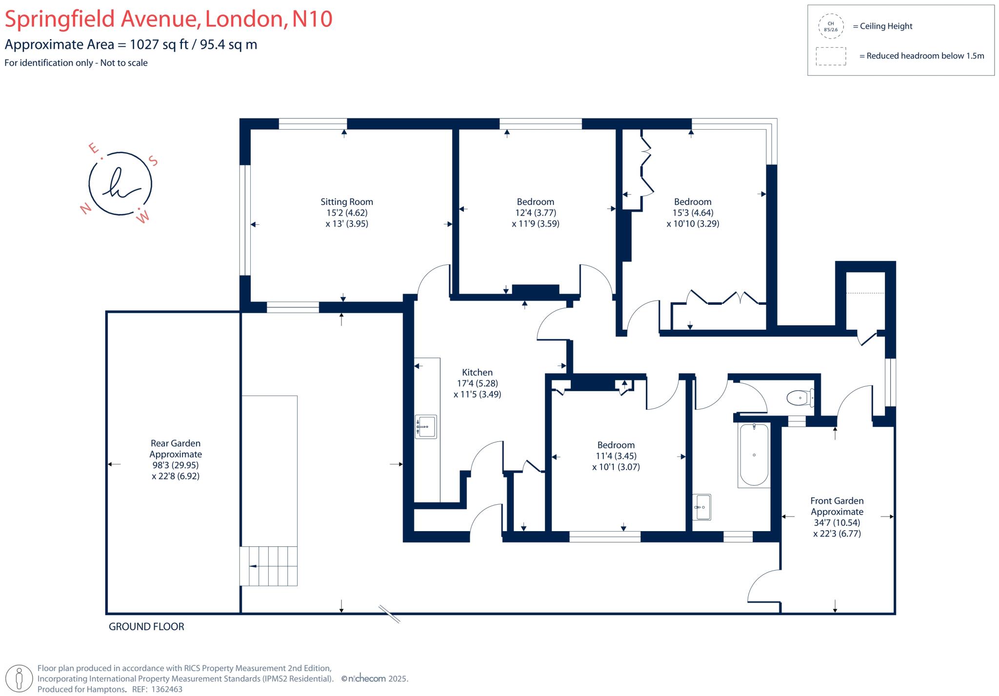 Springfield Avenue, London, N10 floorplan
