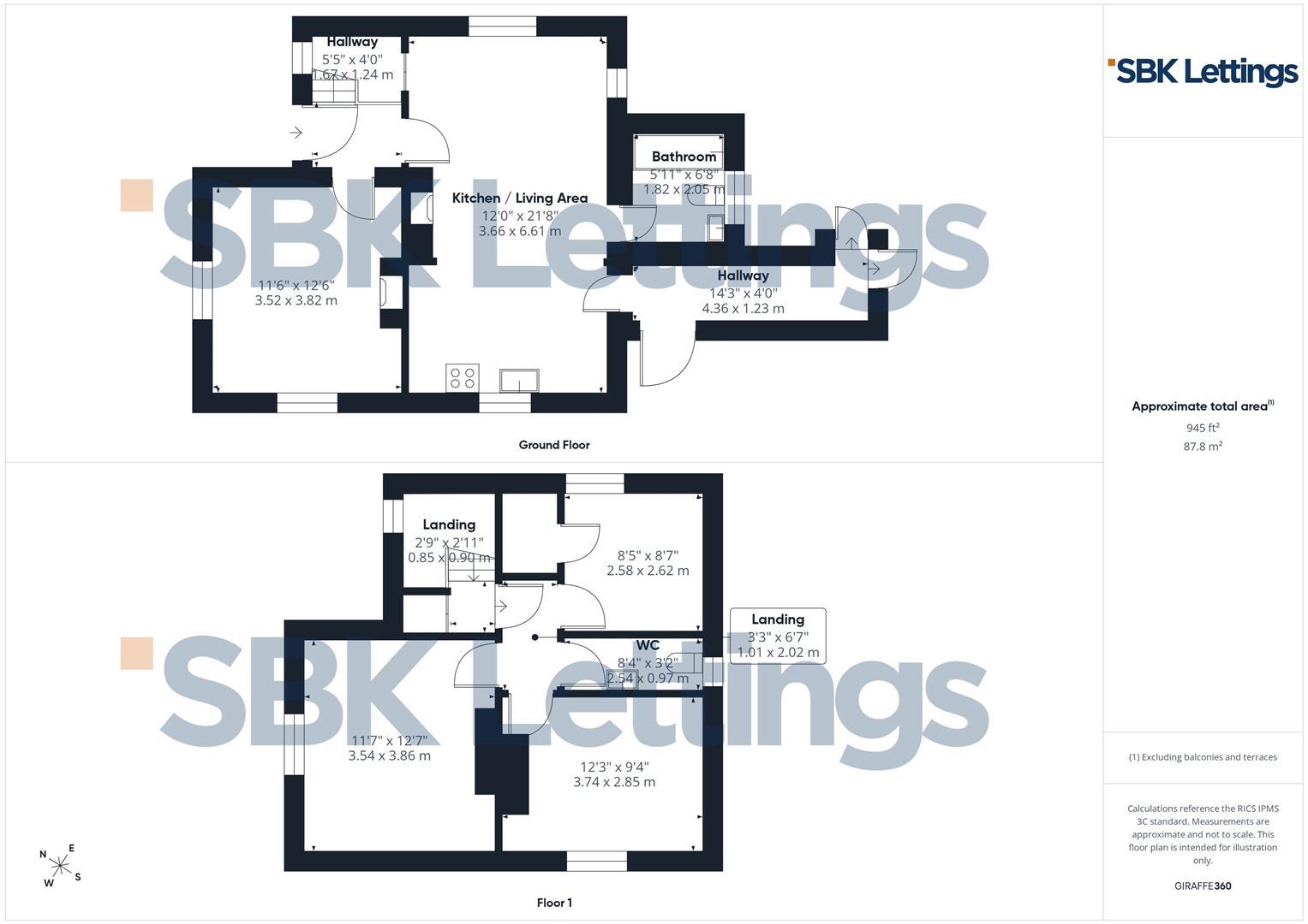 Waterside, Evesham floorplan