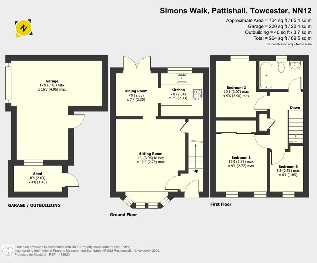 Simons Walk, Pattishall, Northamptonshire, NN12 floorplan