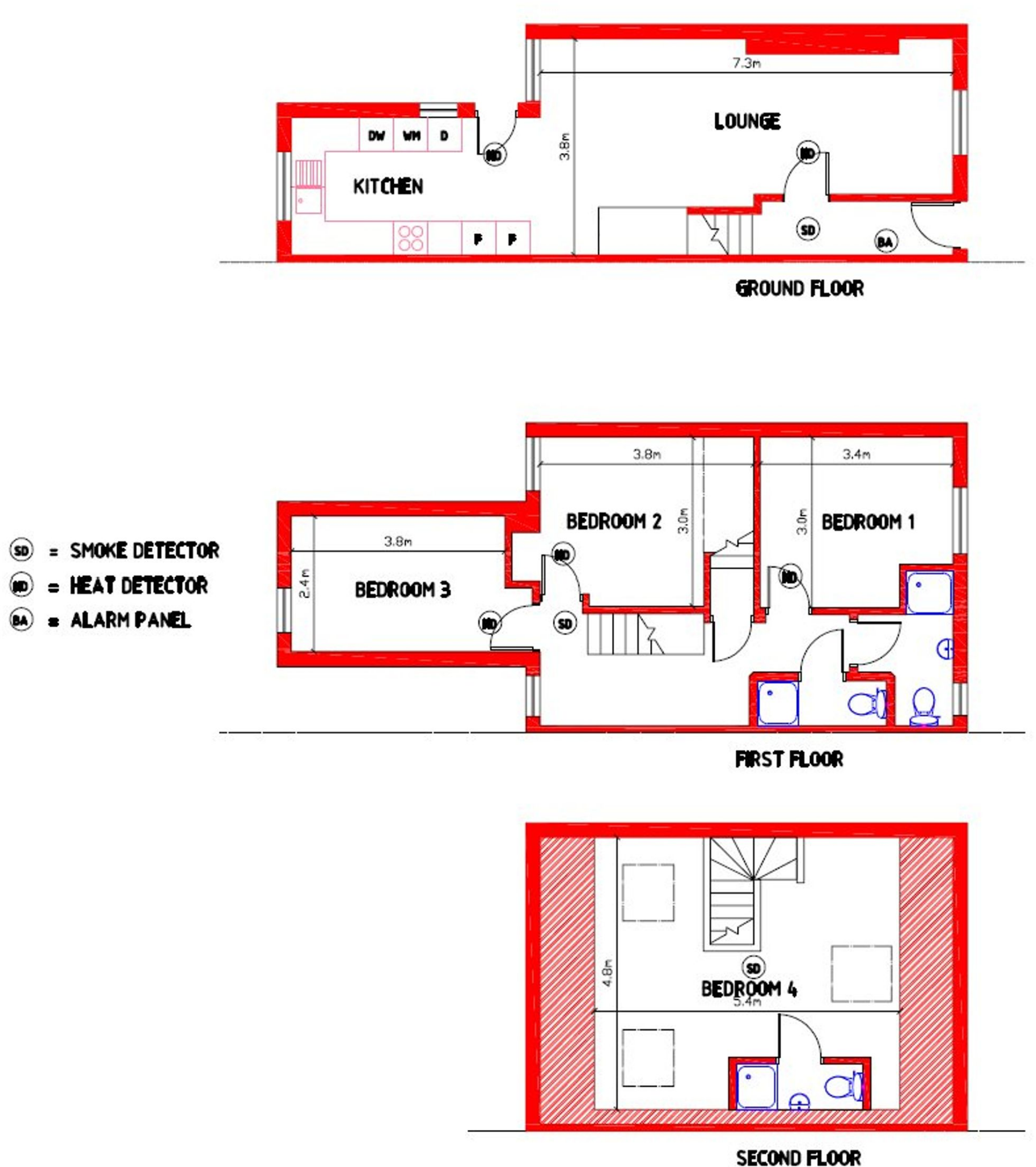Woodward Street, Nottingham, NG2 floorplan